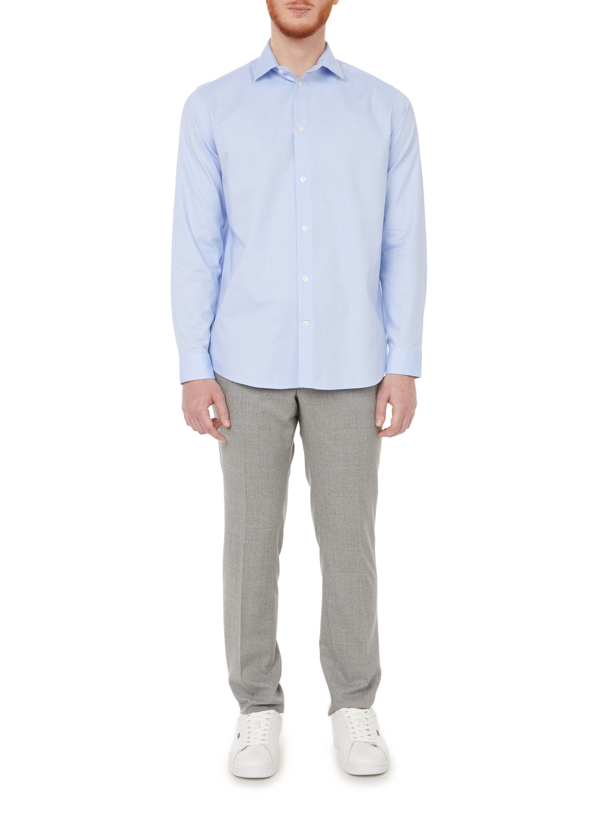 Cotton shirt AU PRINTEMPS PARIS Blue