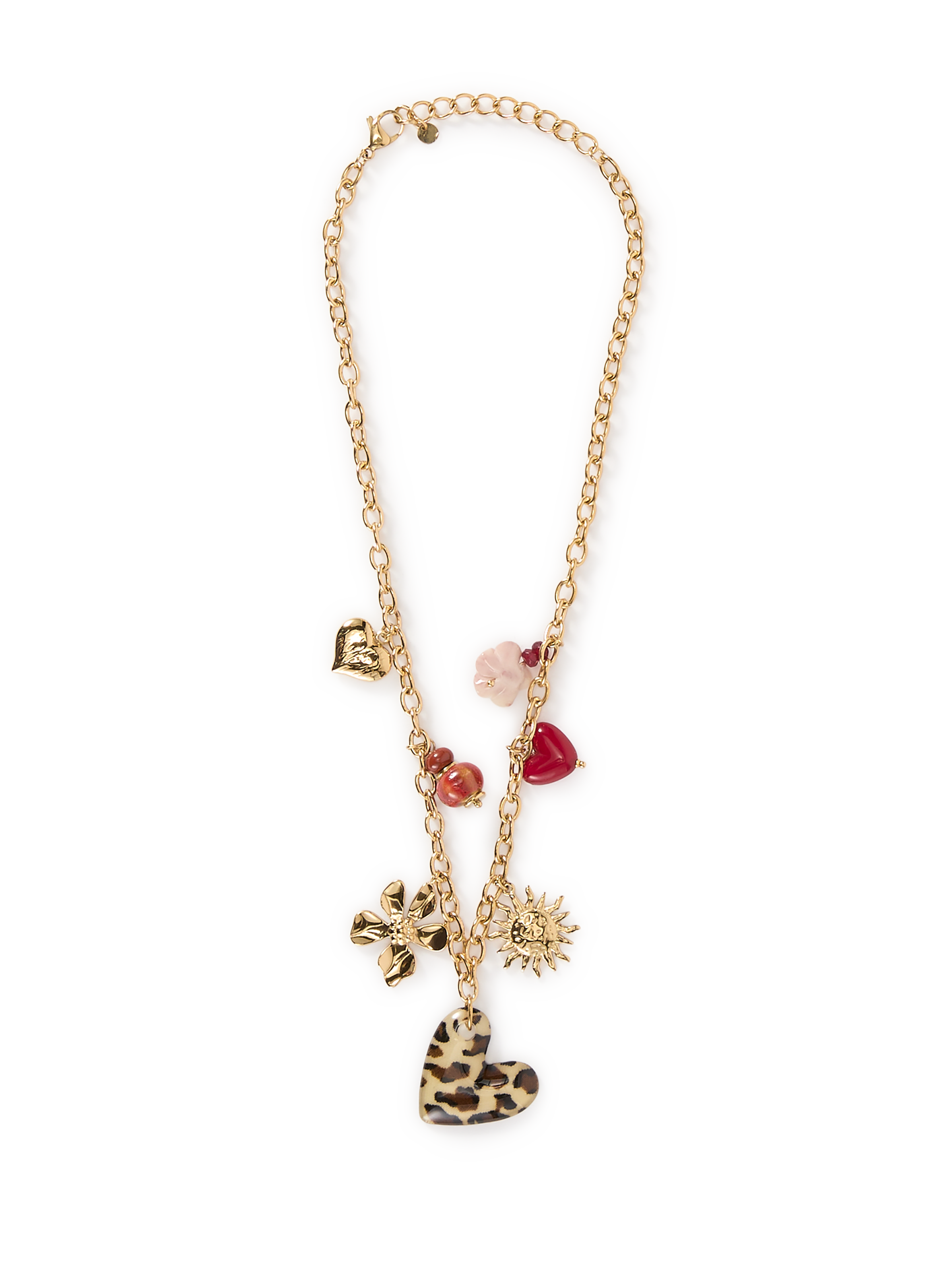 Collier pendentif charms AU PRINTEMPS PARIS Doré