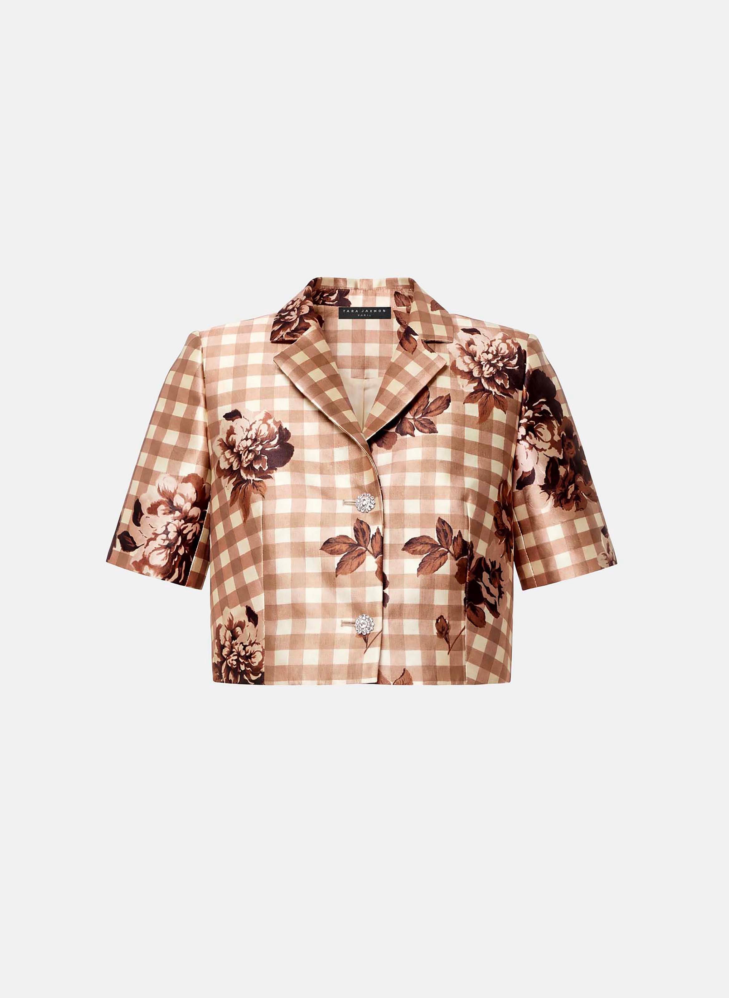 Veste violette TARA JARMON Beige