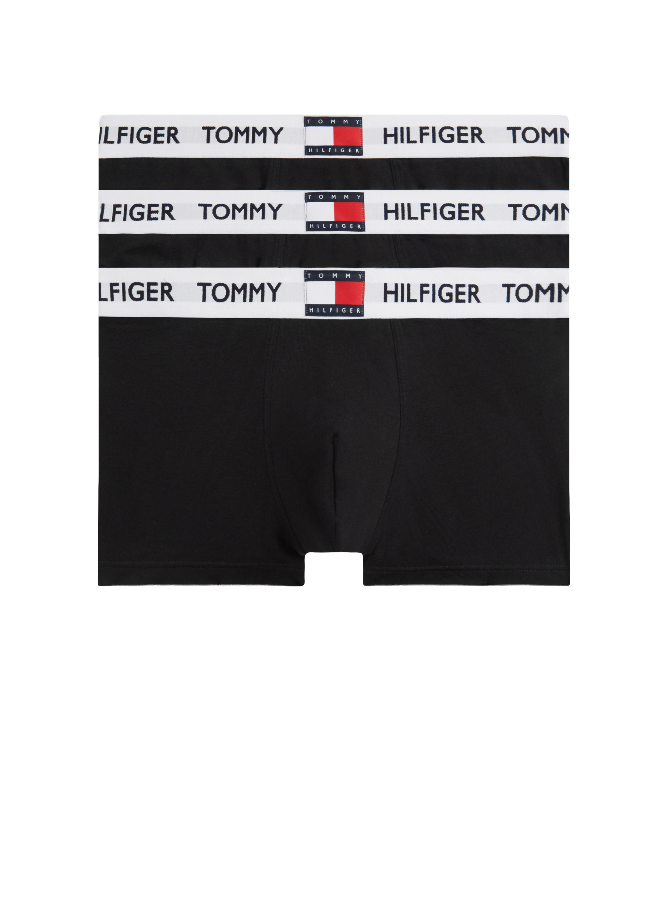 Lot de boxers en coton organique mélangé TOMMY HILFIGER Noir