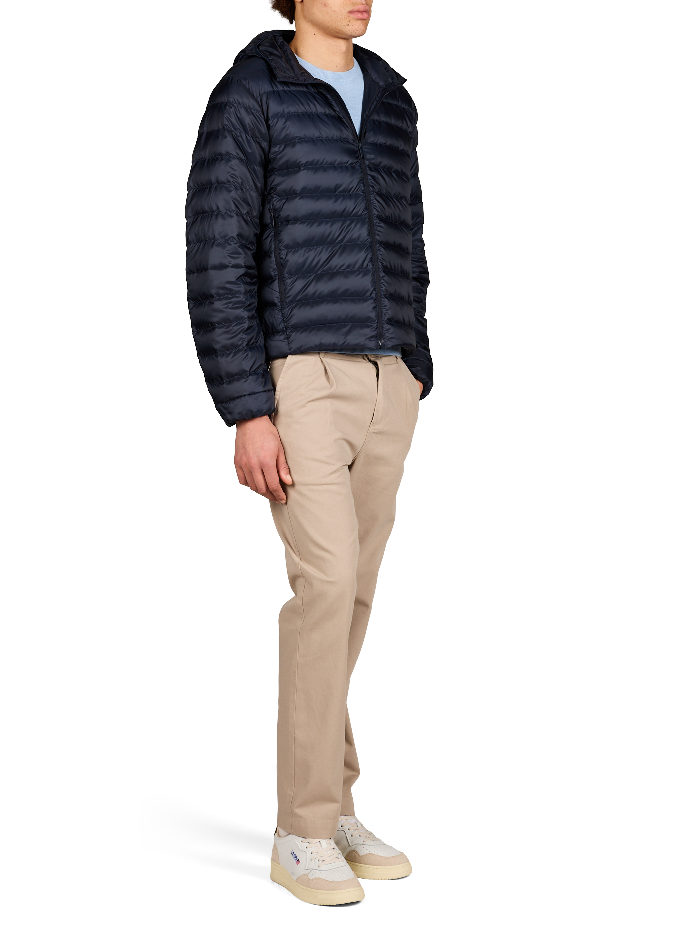 Piumino diritto collo alto CANADA GOOSE Blu