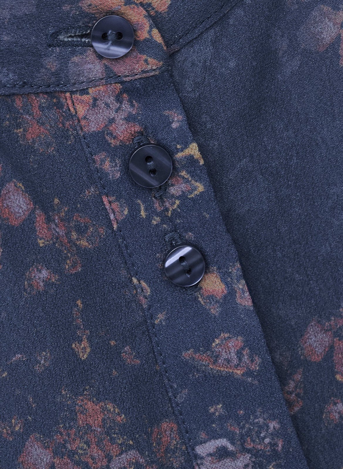 Blouse col rond imprimée novella BA&SH Bleu