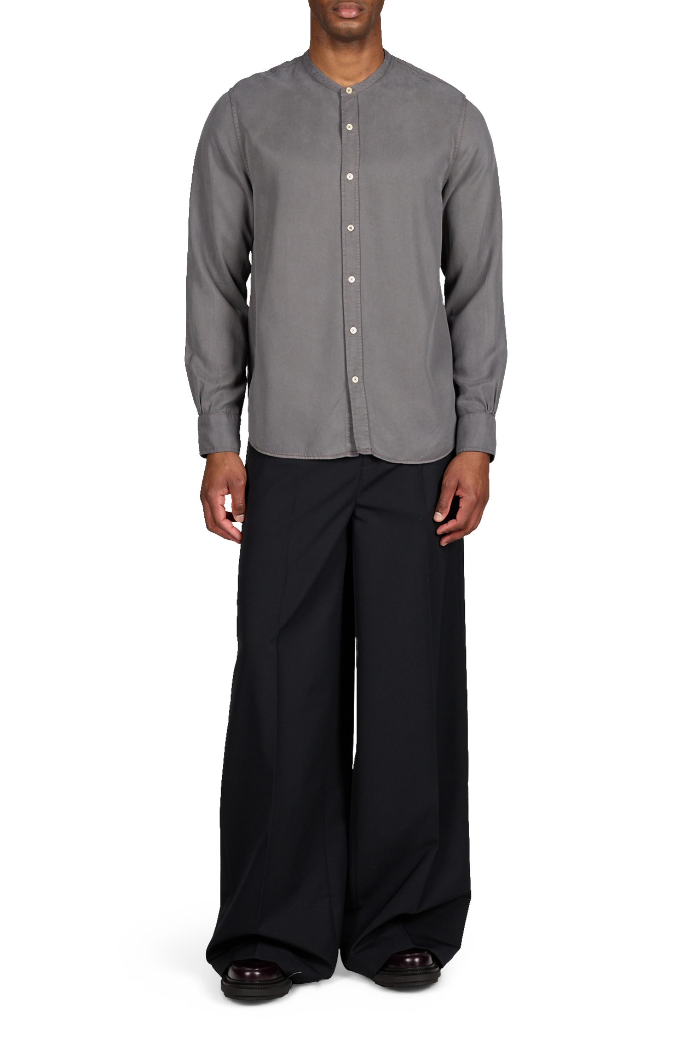 Round neck shirt OFFICINE GENERALE Grey