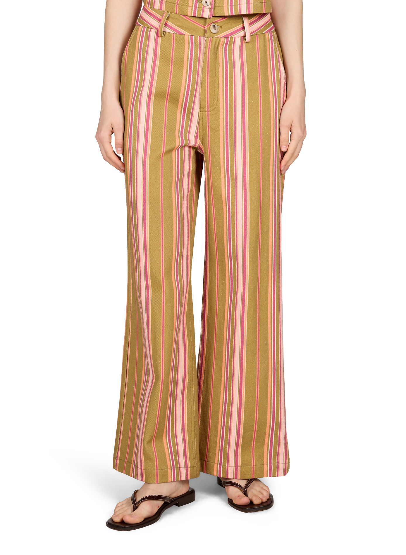 Victorine cotton trousers GARANCE Multicolour