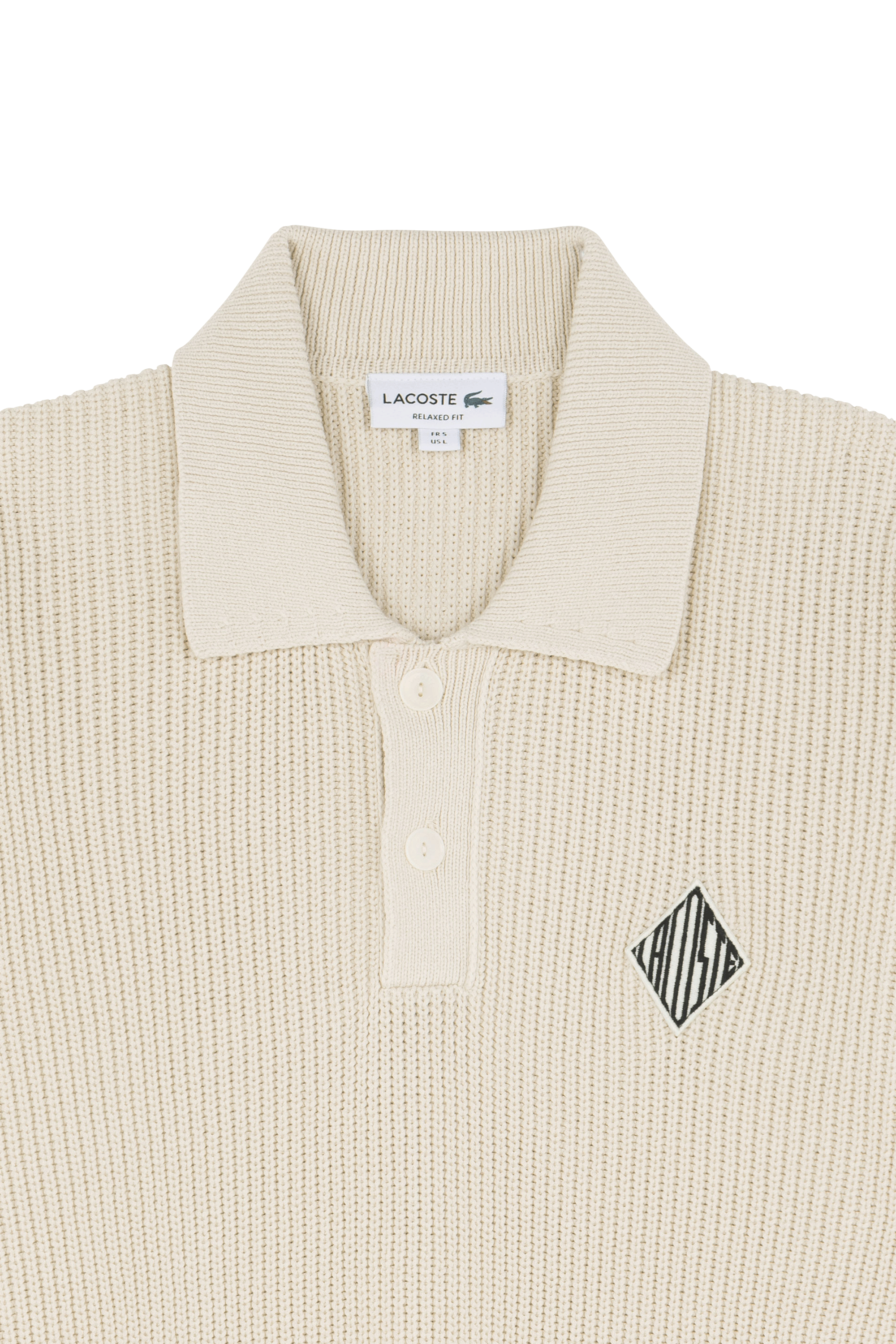 Polo tricot LACOSTE Jaune