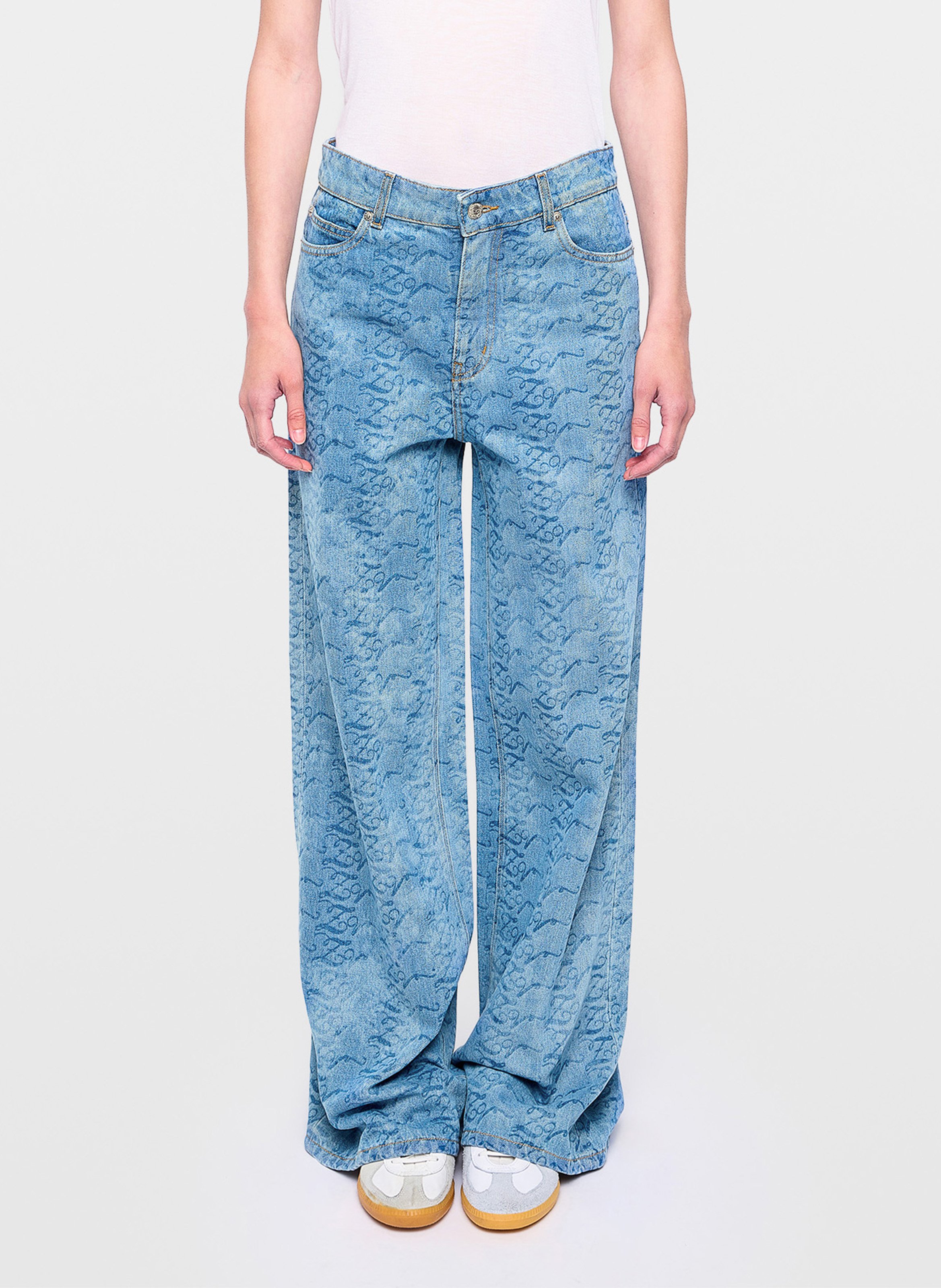 Jean large en coton bio jean ZADIG&VOLTAIRE Bleu