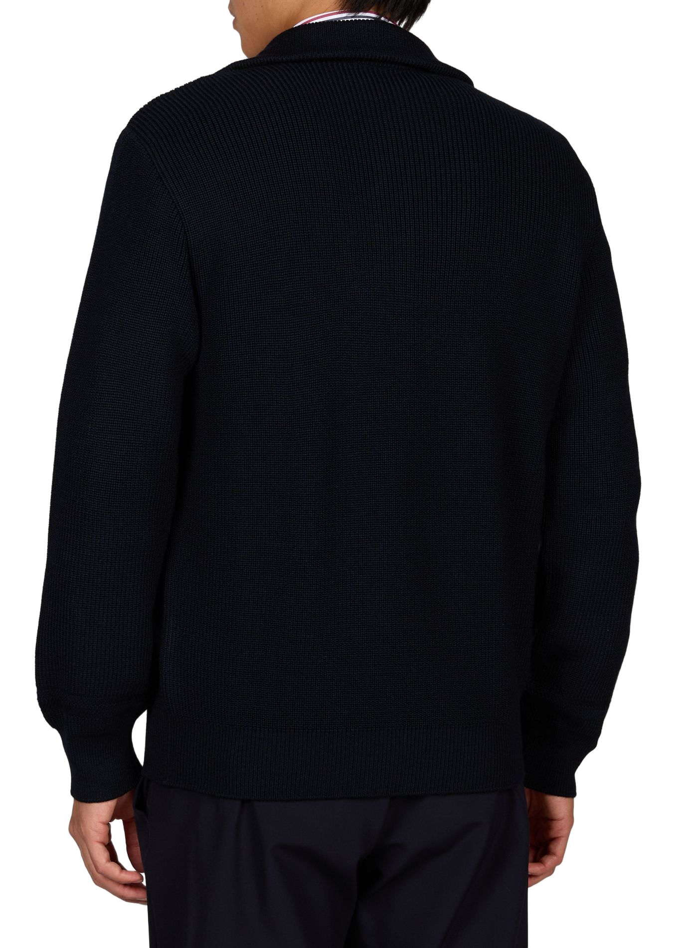 Straight ribbed wool blend pullover PAUL & SHARK Multicolour