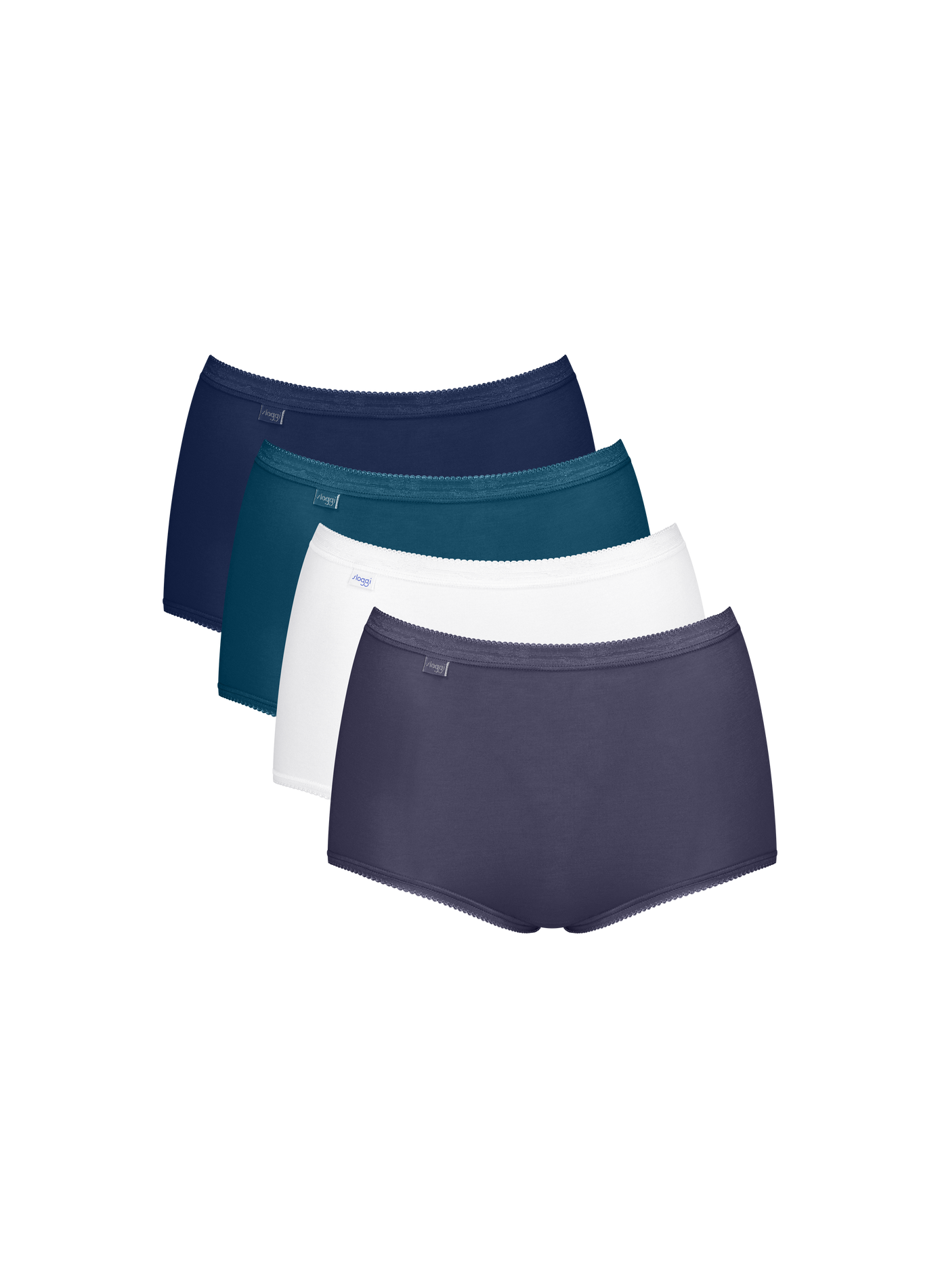 Set aus 4 Basic-Slips + SLOGGI Mehrfarbig