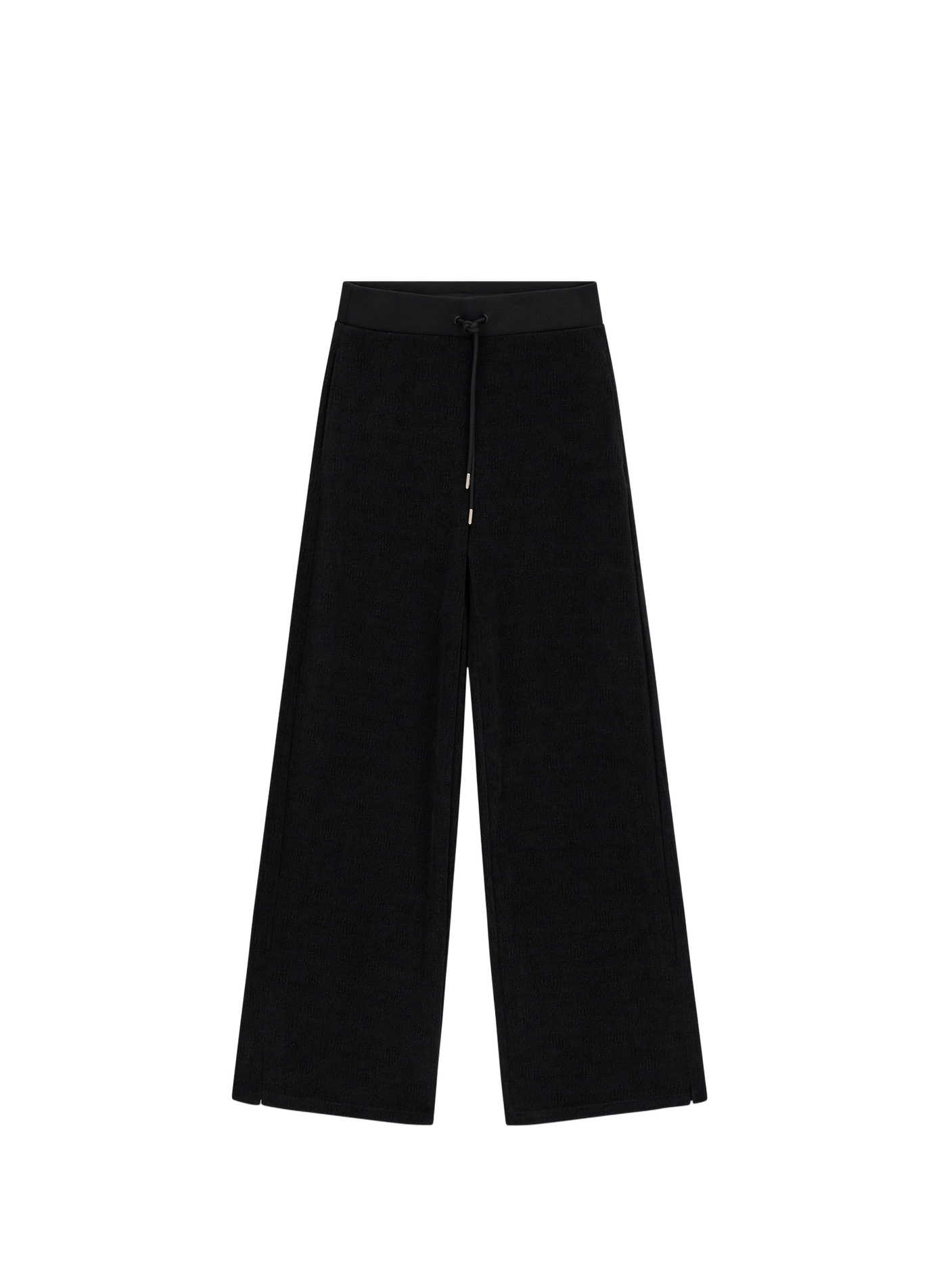 Weite unifarbene Hose mit elastischem Bund GUESS Schwarz