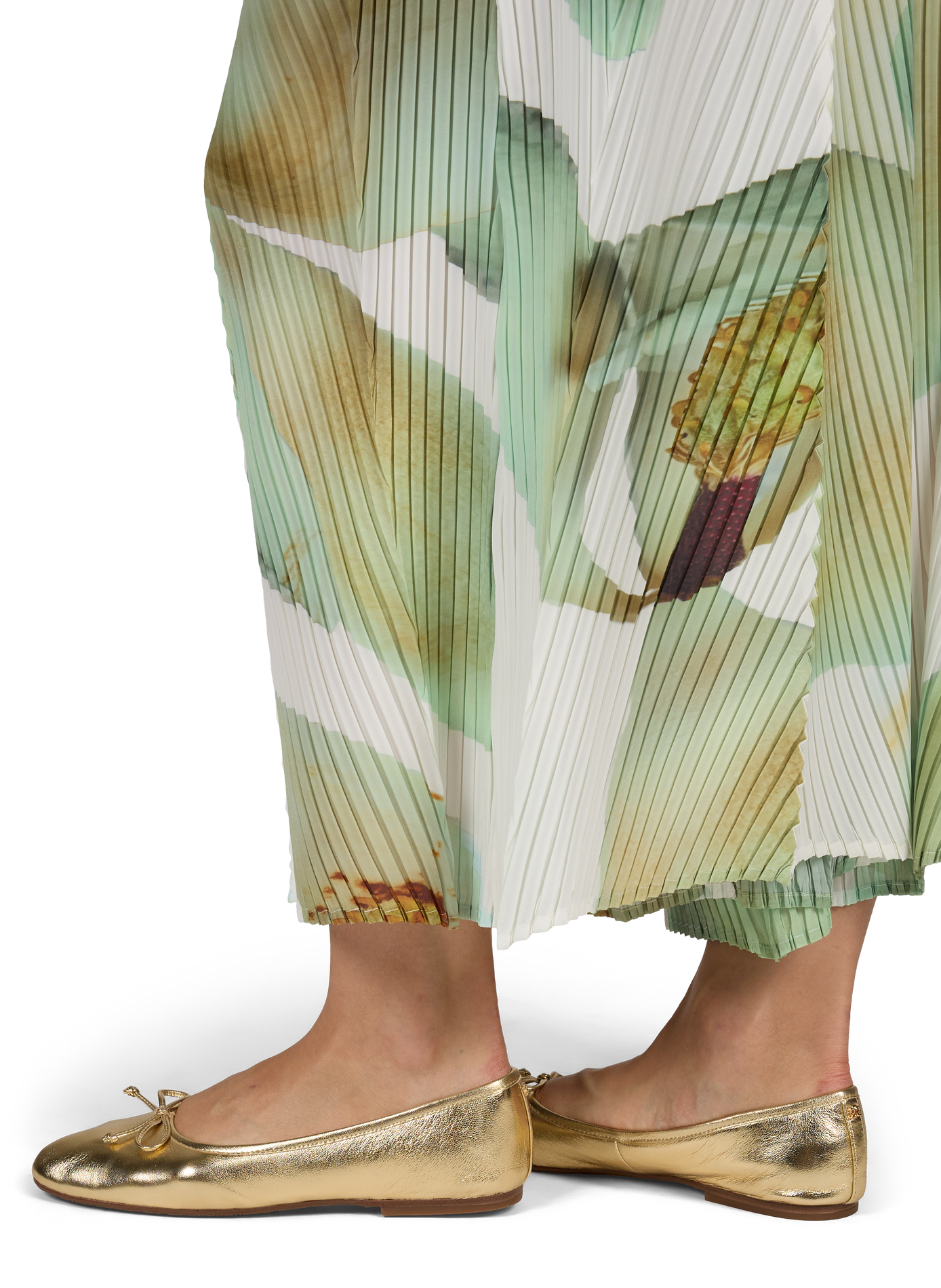 Alie leather ballet flats SAM EDELMAN Golden