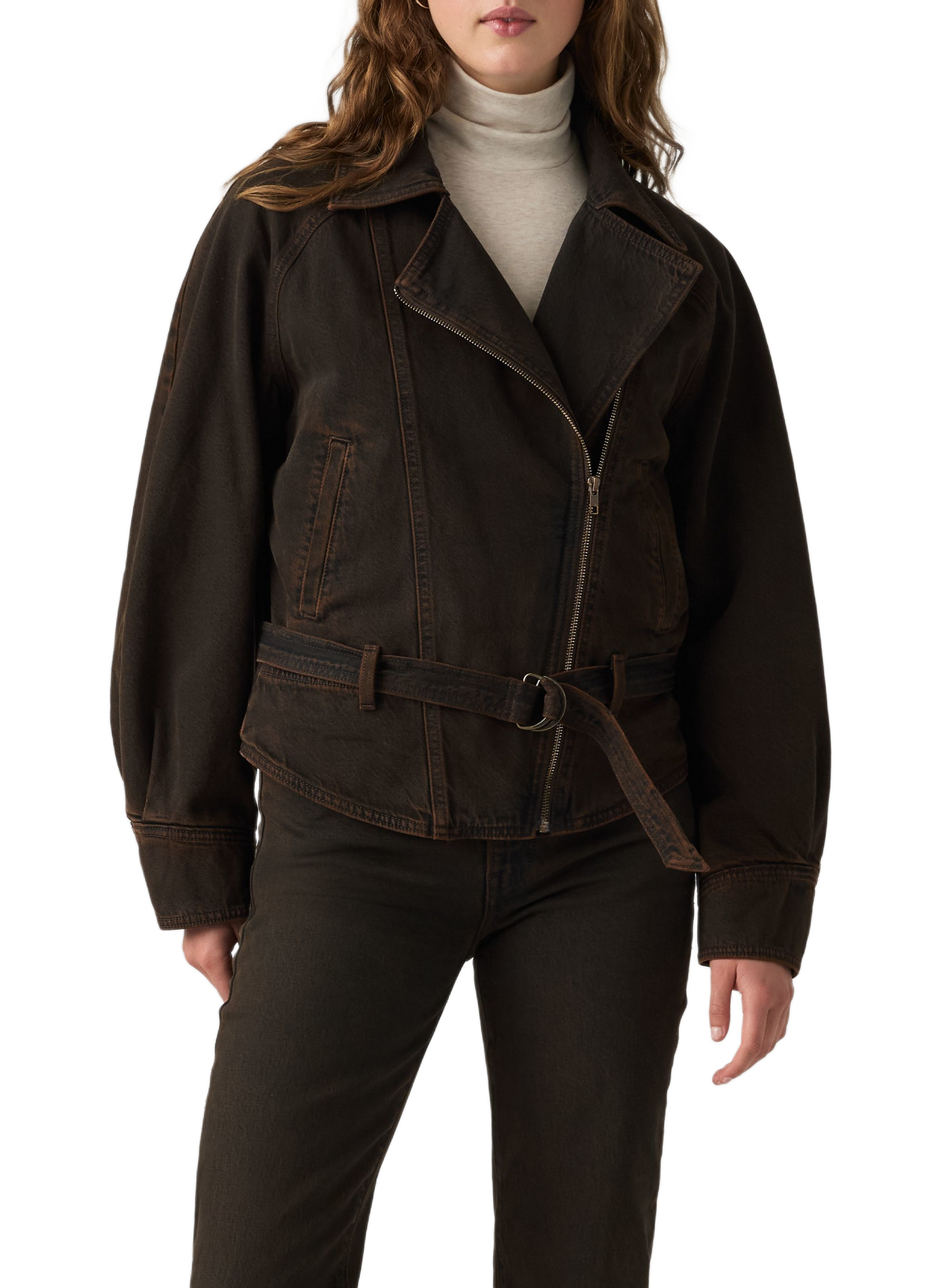 Blazer mit Revers aus Baumwolle LEVI'S Braun