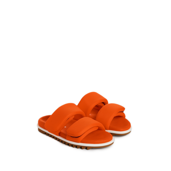 Dries Van Noten Mesh Sandals In Orange