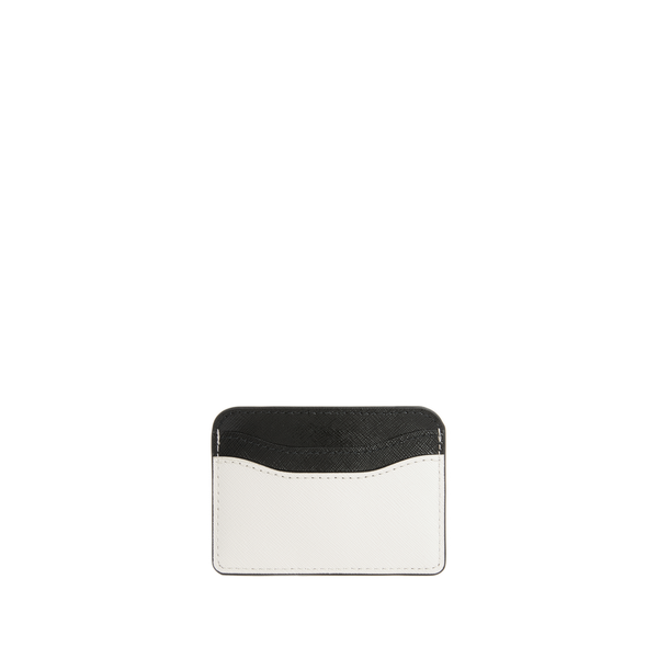 Marc Jacobs Leather Card Holder In White