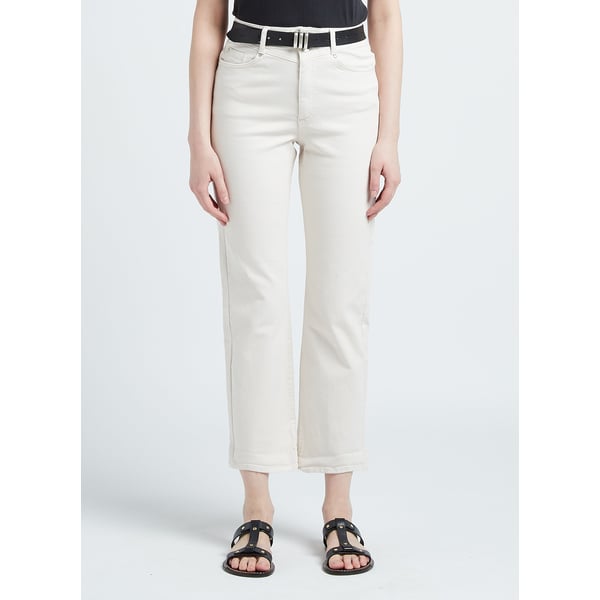 Jean droit taille haute