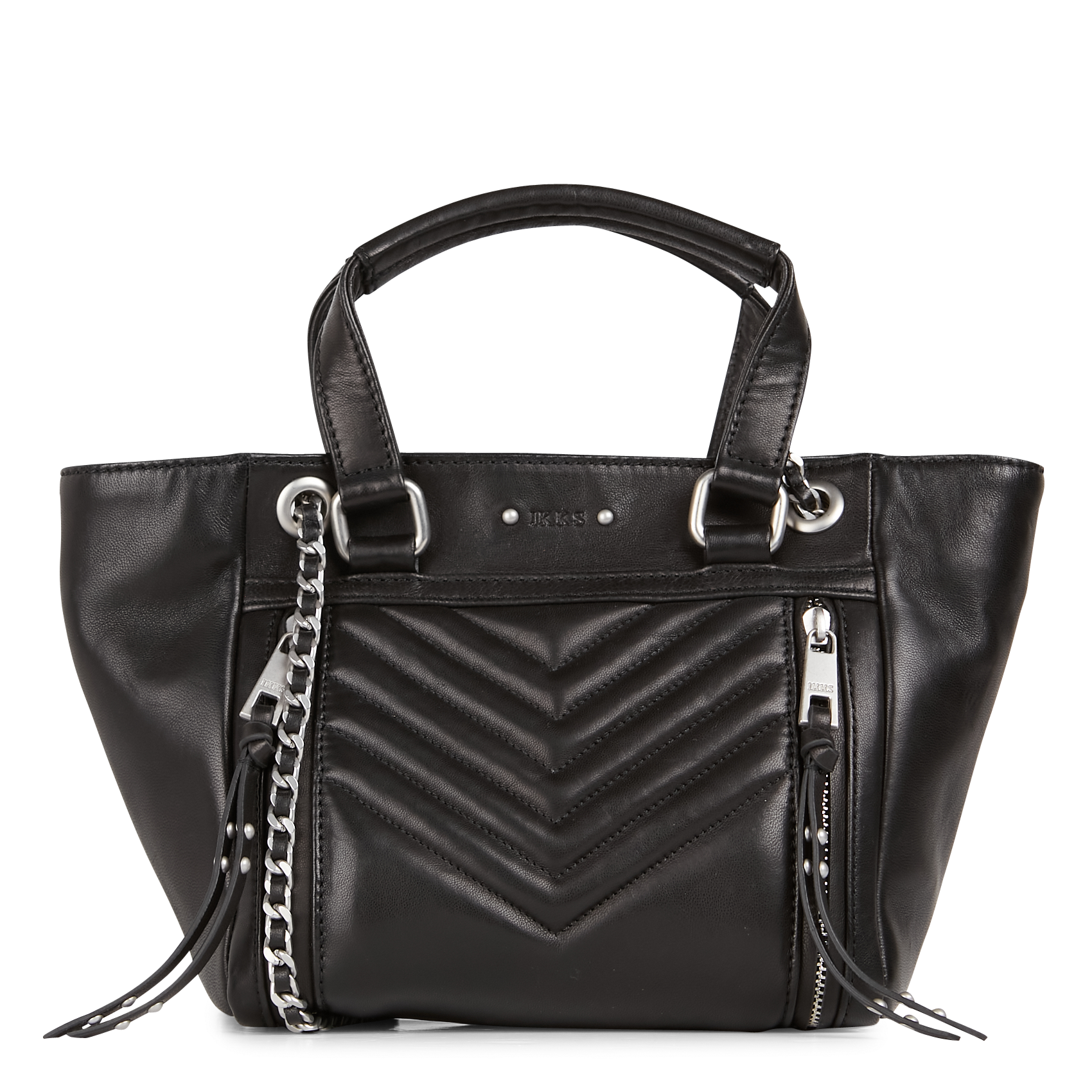 Sac porté épaule en cuir matelassé