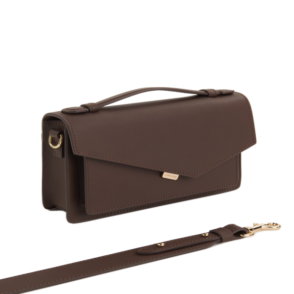 Lancaster Leather Handbag In Brown