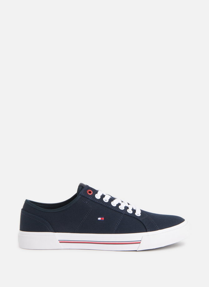 TOMMY HILFIGER cotton woven sneakers