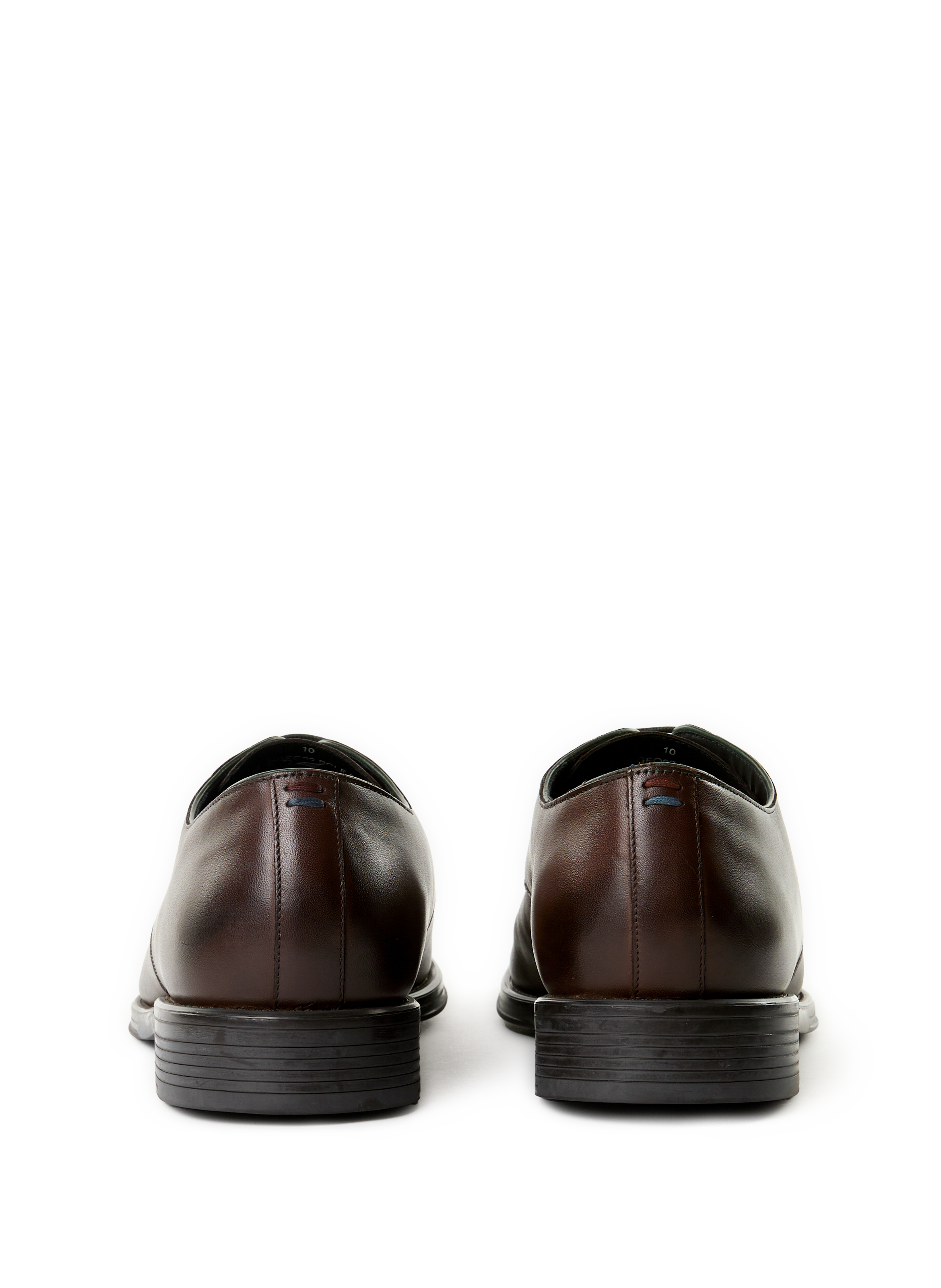 Calfskin leather lace-up loafers PAUL SMITH Brown