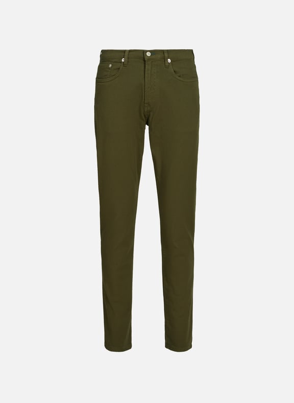 Ribbed slim-fit trousers Green by PAUL SMITH PAUL SMITH Ribbed slim-fit trousers Green