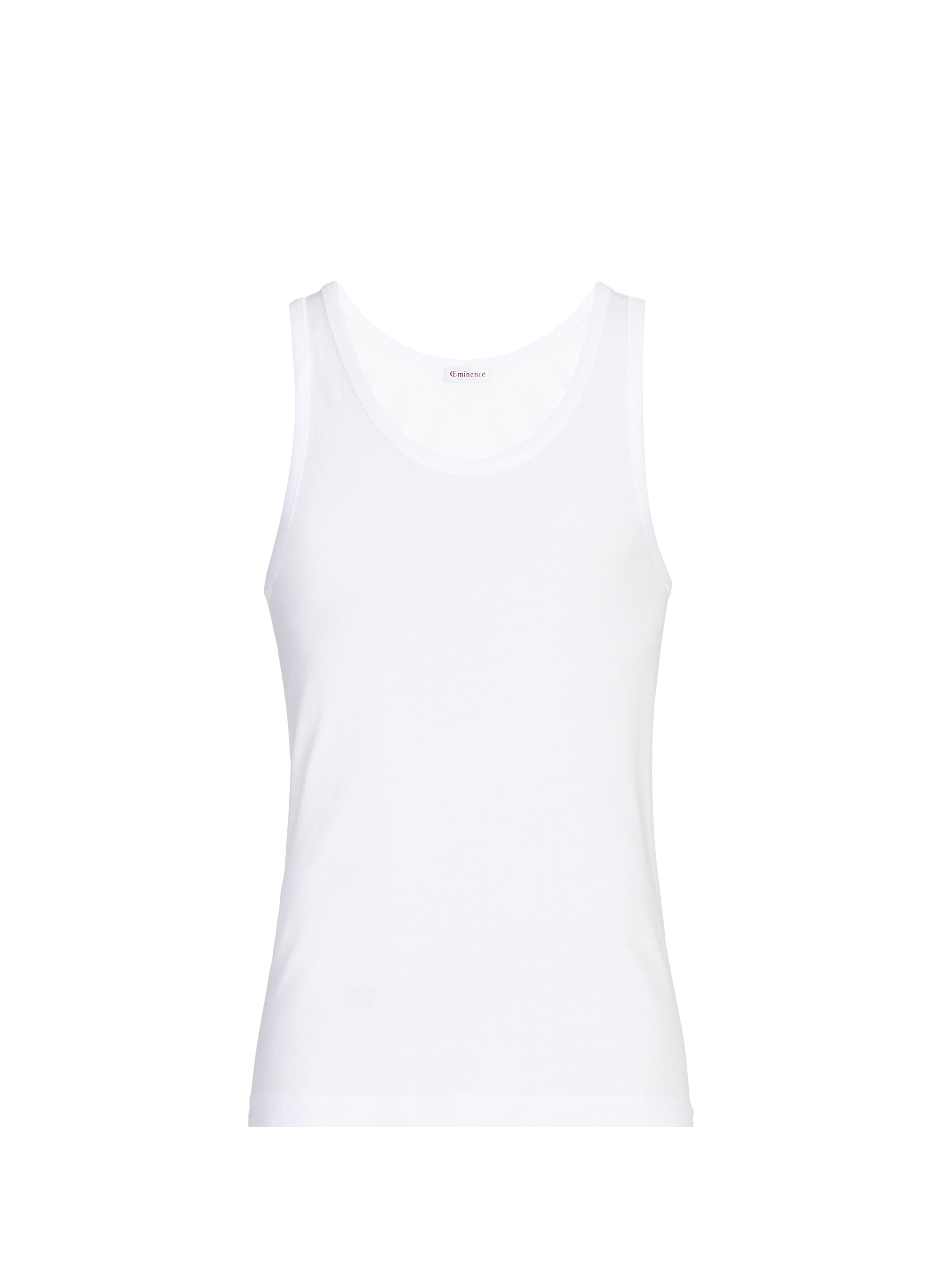 Set of 3 cotton tank tops EMINENCE White
