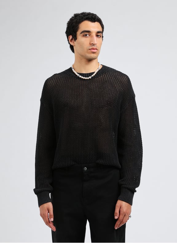 Openwork jumper Black by REPRESENT REPRESENT Openwork jumper Black