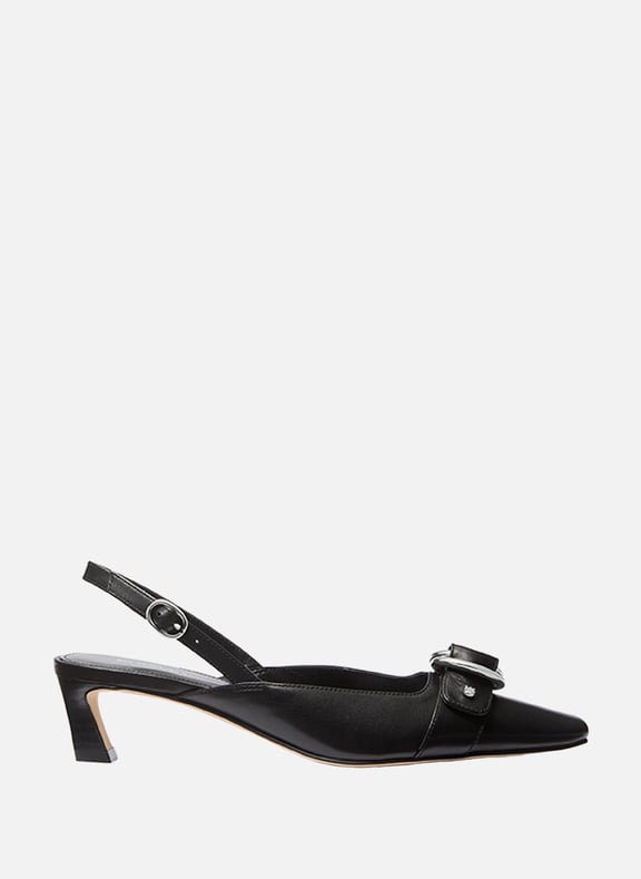 Sling back Jade en cuir Noir by MICHAEL KORS MICHAEL KORS Sling back Jade en cuir Noir