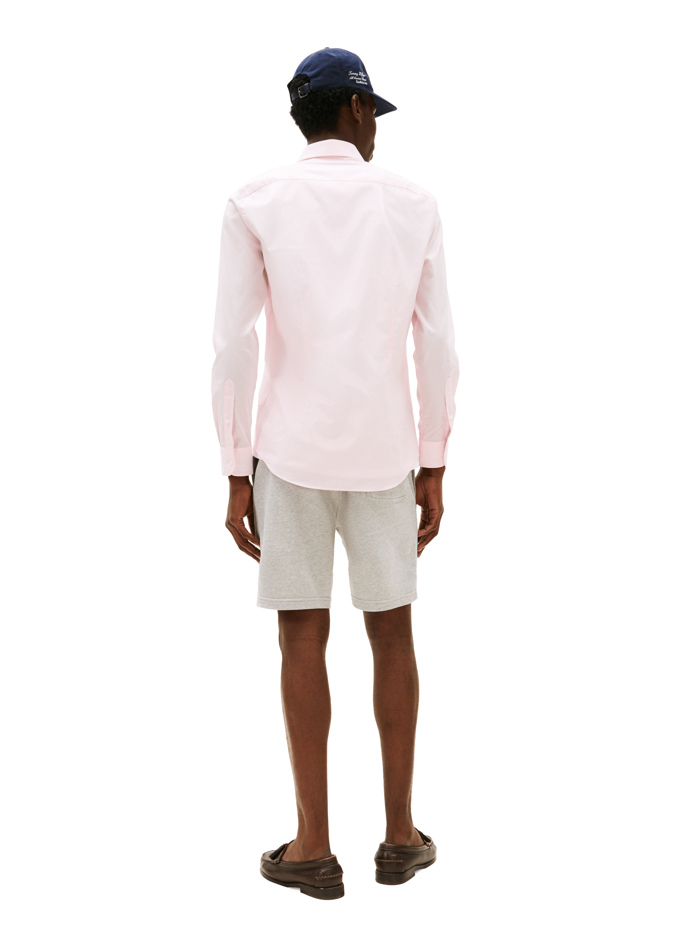Fitted cotton shirt TOMMY HILFIGER Pink