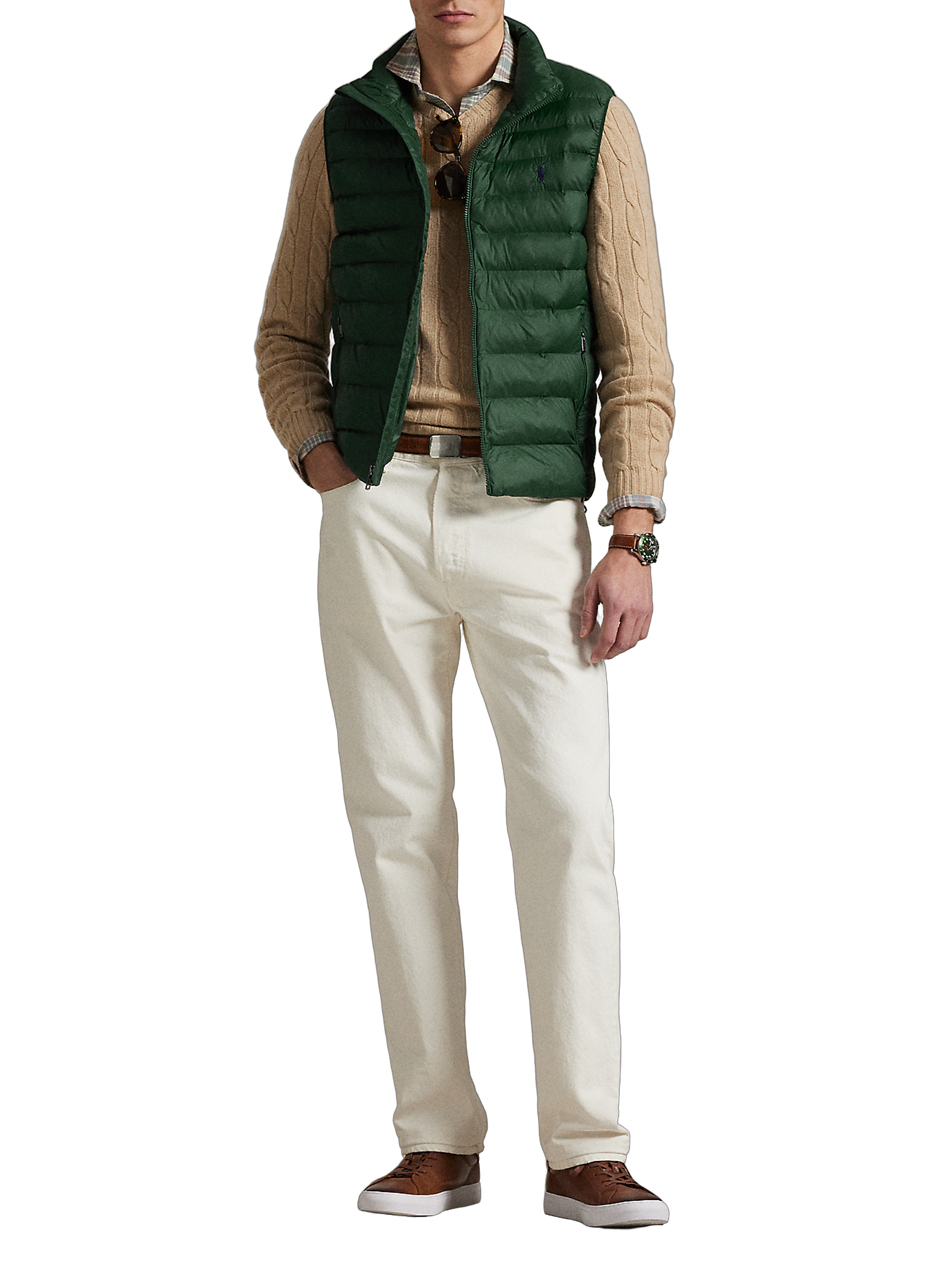 Doudoune sans manches POLO RALPH LAUREN Vert