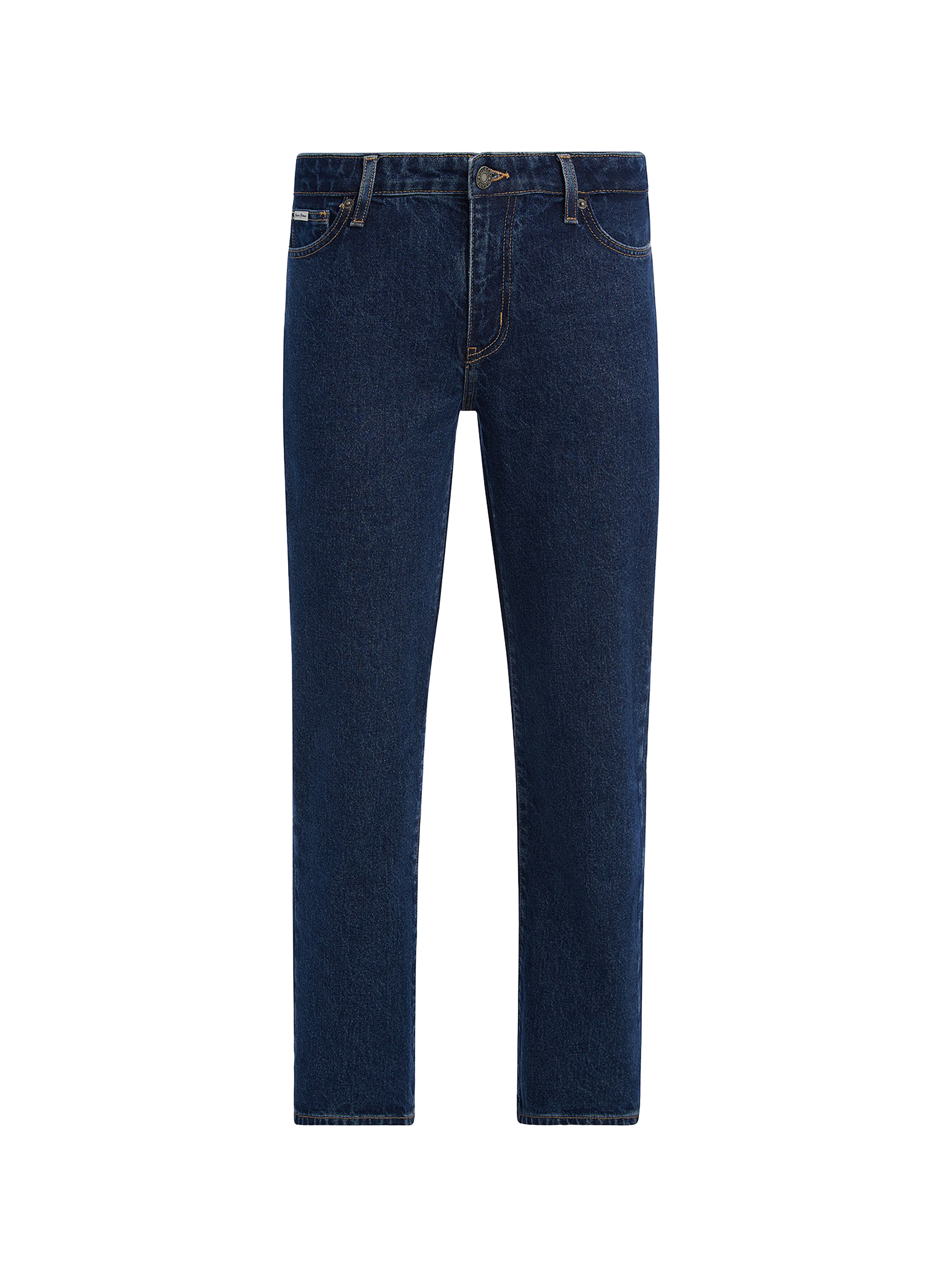 Cotton T-shirt GUESS Blue