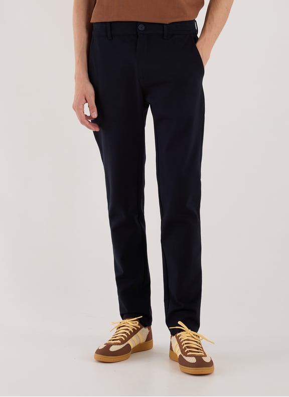 Bedford slim-fit cotton trousers Blue by 1789 CALA 1789 CALA Bedford slim-fit cotton trousers Blue