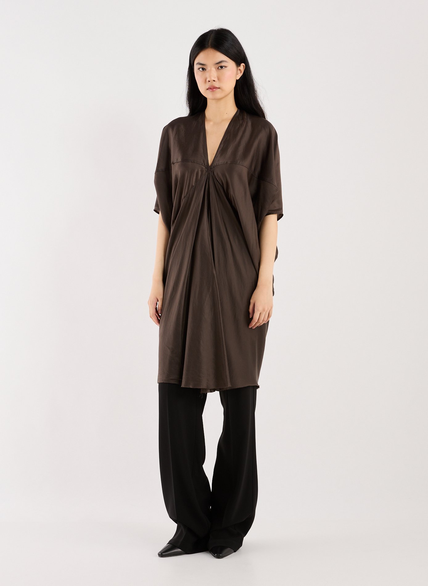 RICK OWENS Kite dress Brown