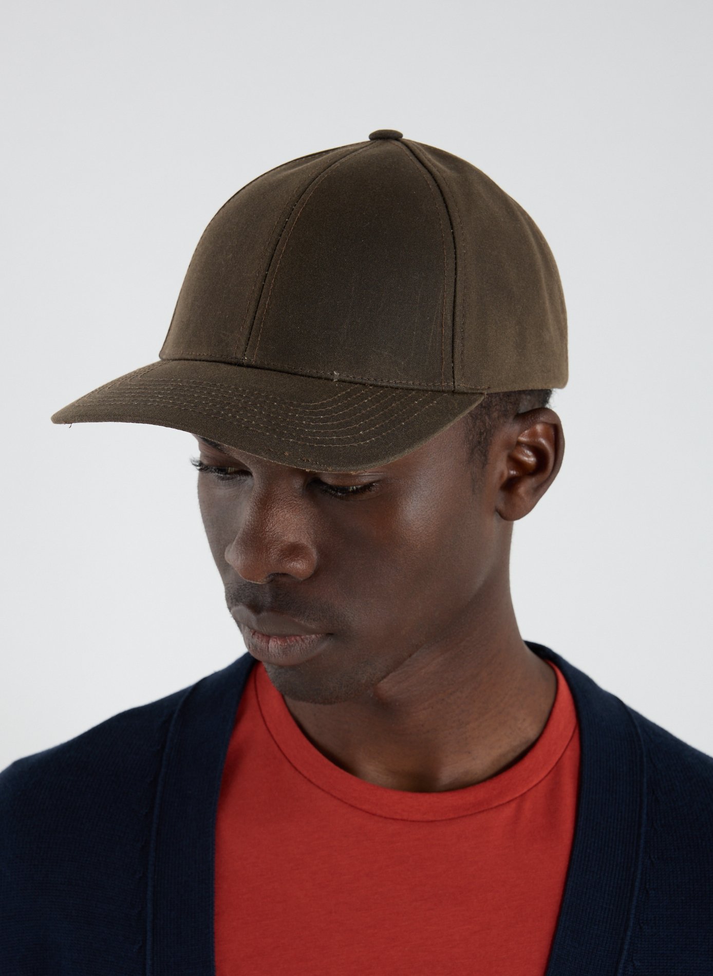 Cotton cap VARSITY Brown