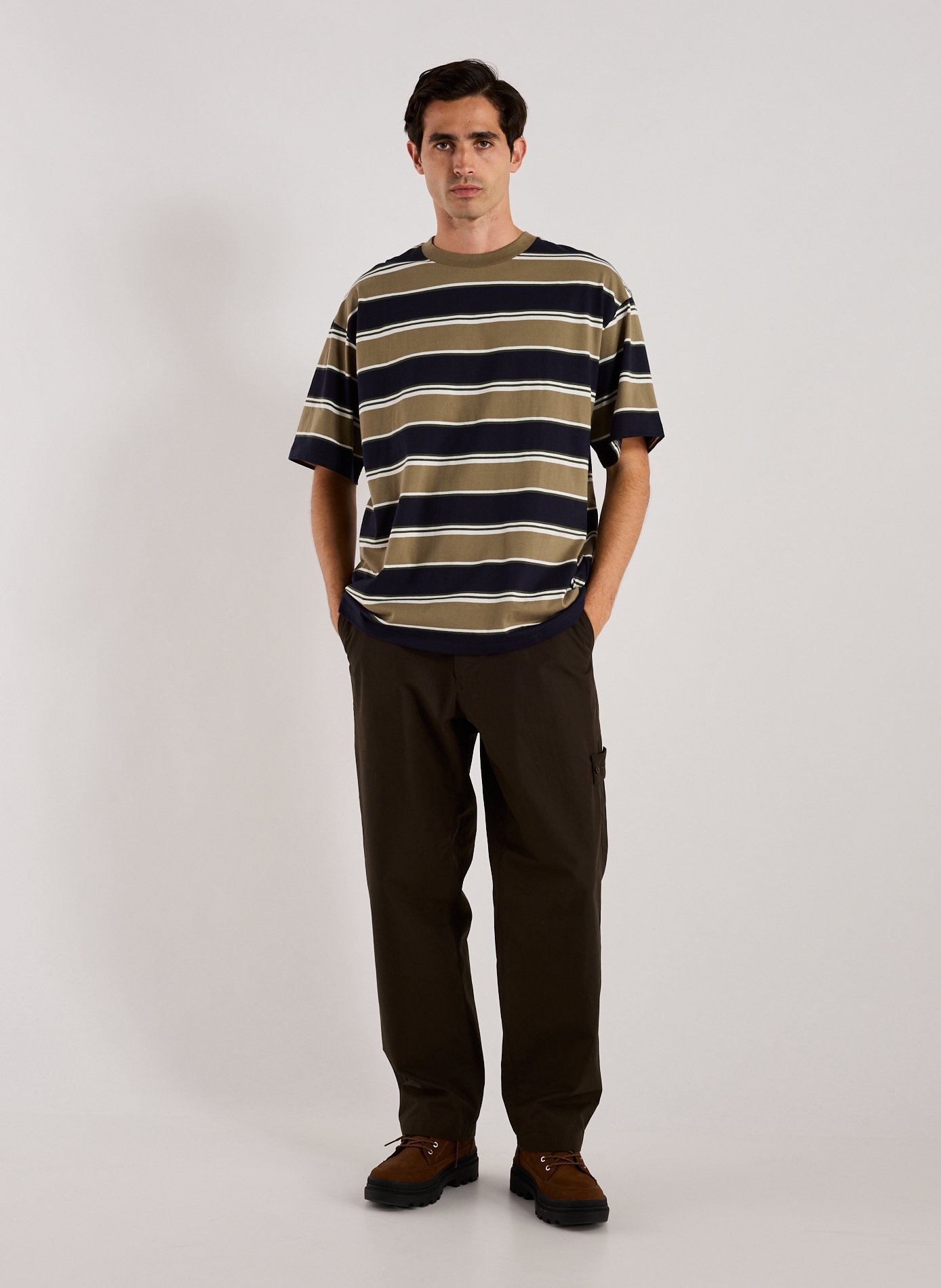 Striped cotton T-Shirt CARHARTT WIP Green