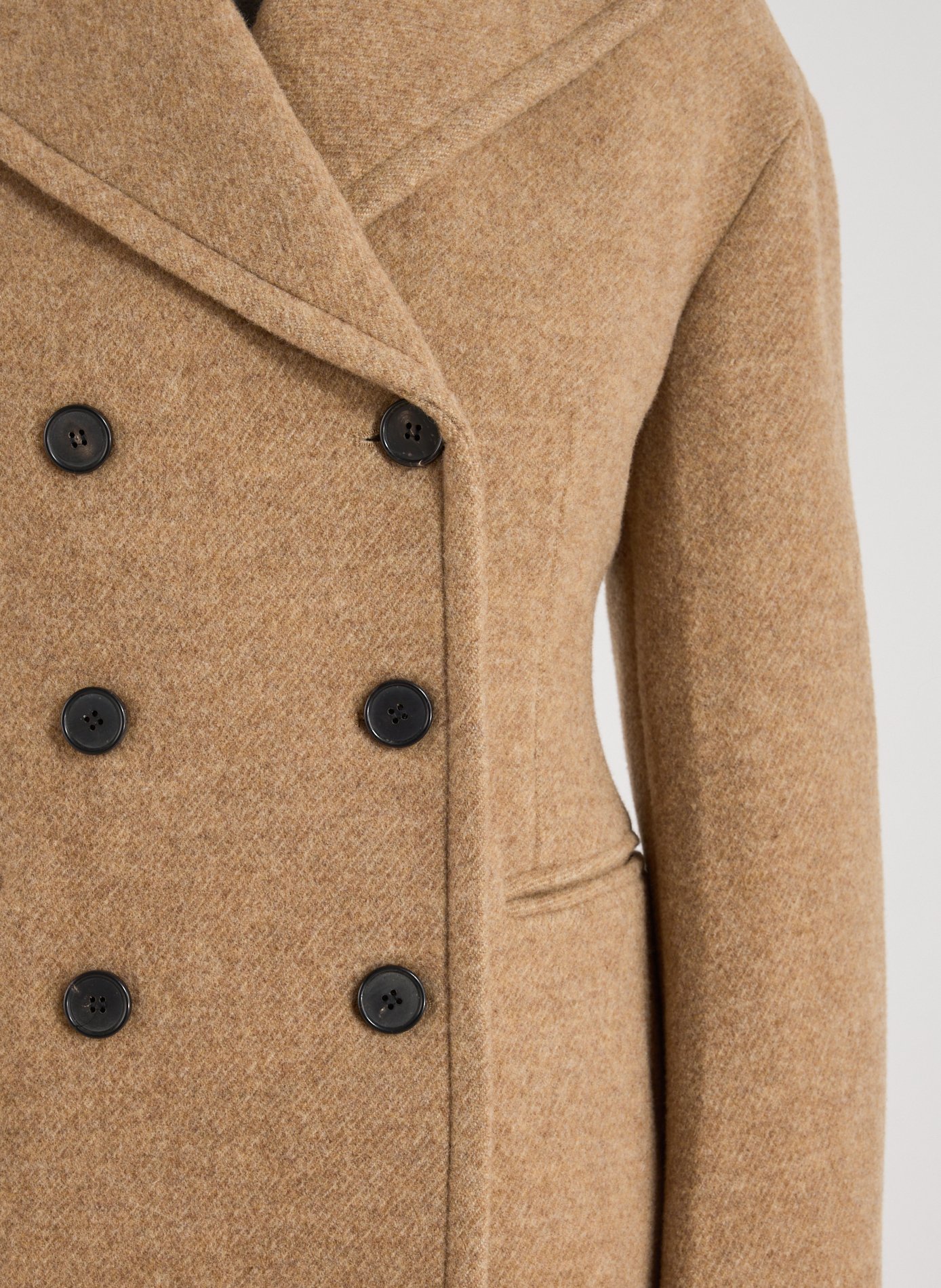 Manteau en laine SANDBEIGE Beige