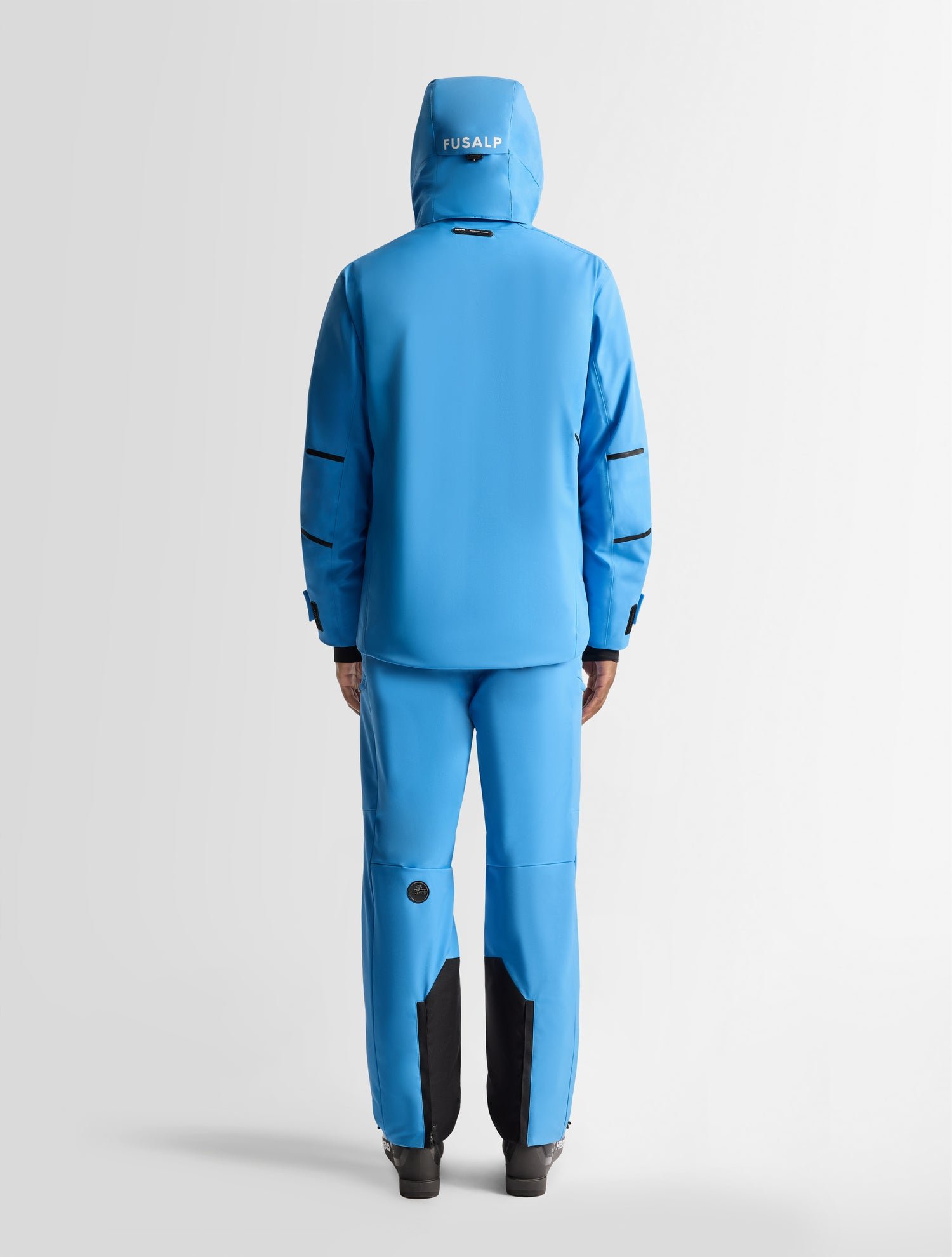 Veste de ski john col capuche coupe regular FUSALP Bleu