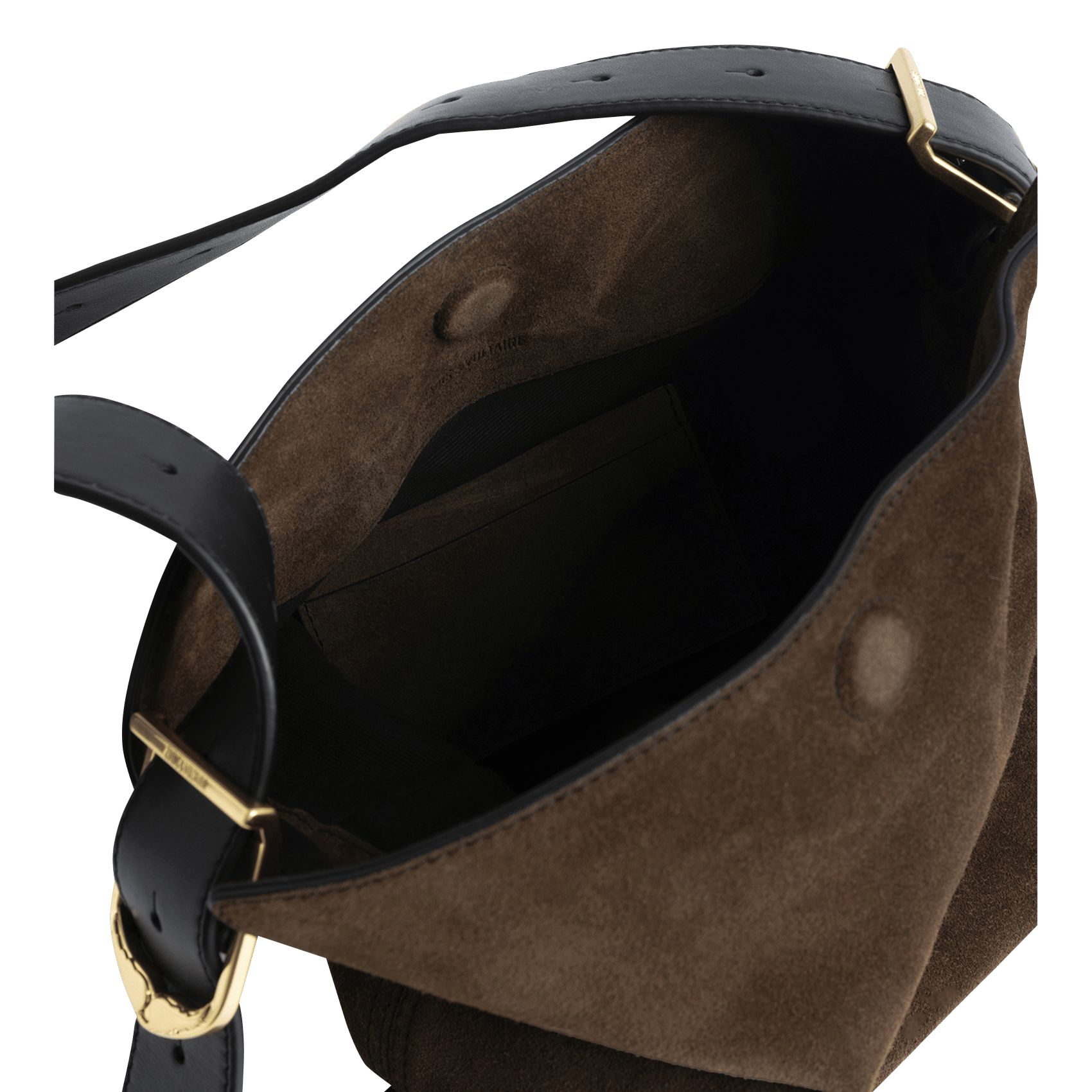 Sac porté épaule en cuir baby jane ZADIG&VOLTAIRE Marron