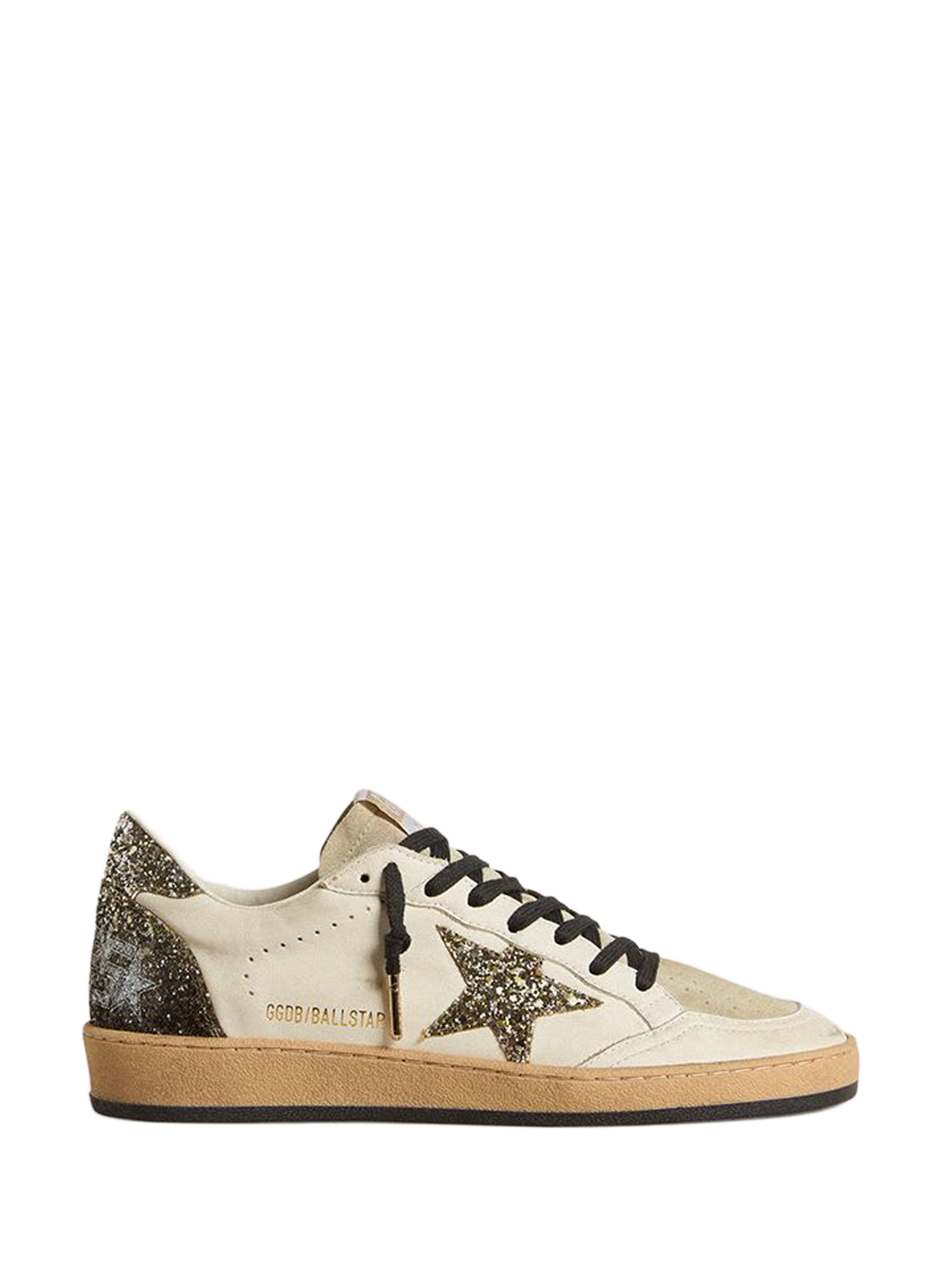 Baskets Ball Star en cuir GOLDEN GOOSE Blanc