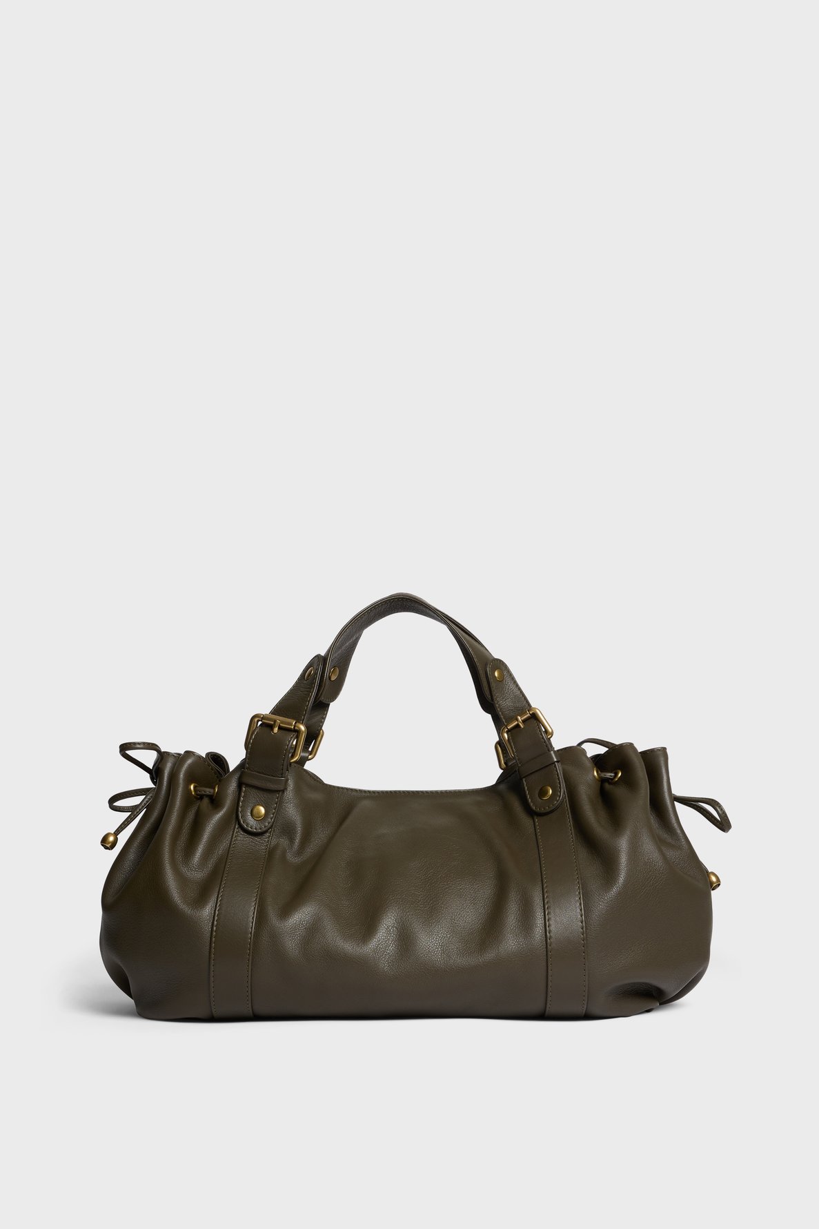 Sac à main en cuir - 24h GERARD DAREL Kaki