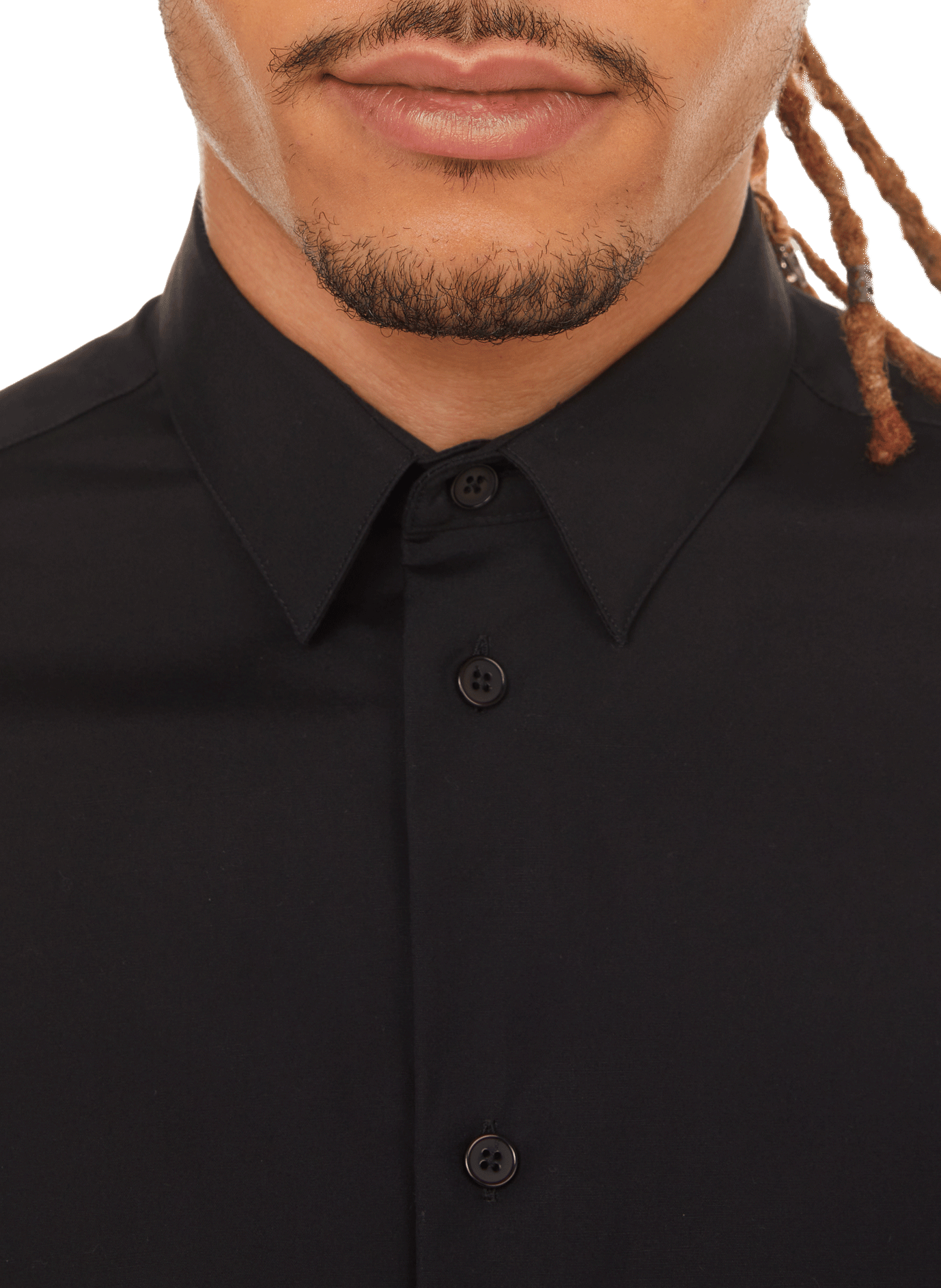 Cotton poplin shirt AU PRINTEMPS PARIS Black