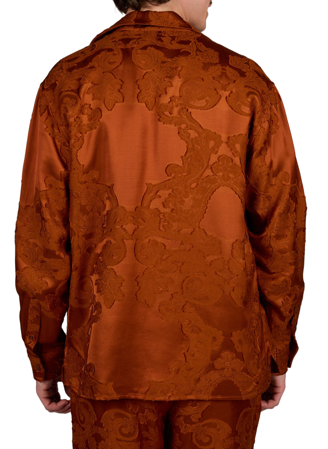 Cuban collar shirt with flowers DROLE DE MONSIEUR Red