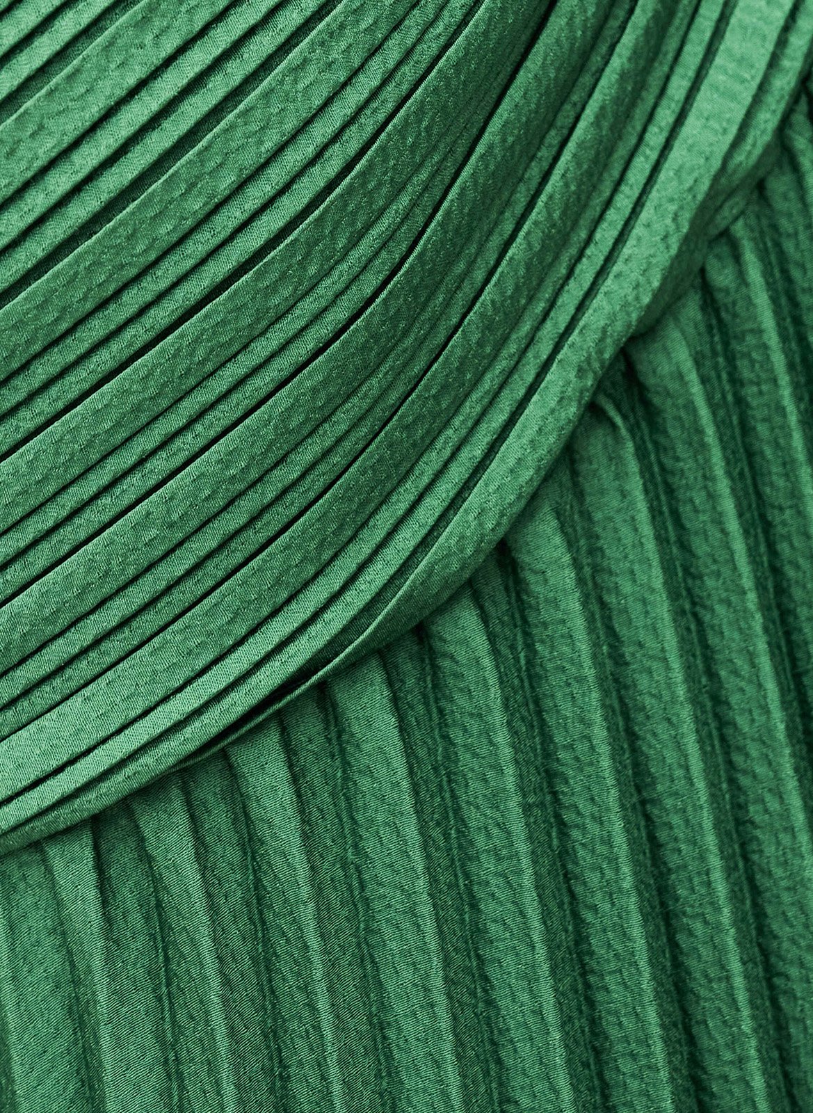 Robe longue plissée willow BA&SH Vert