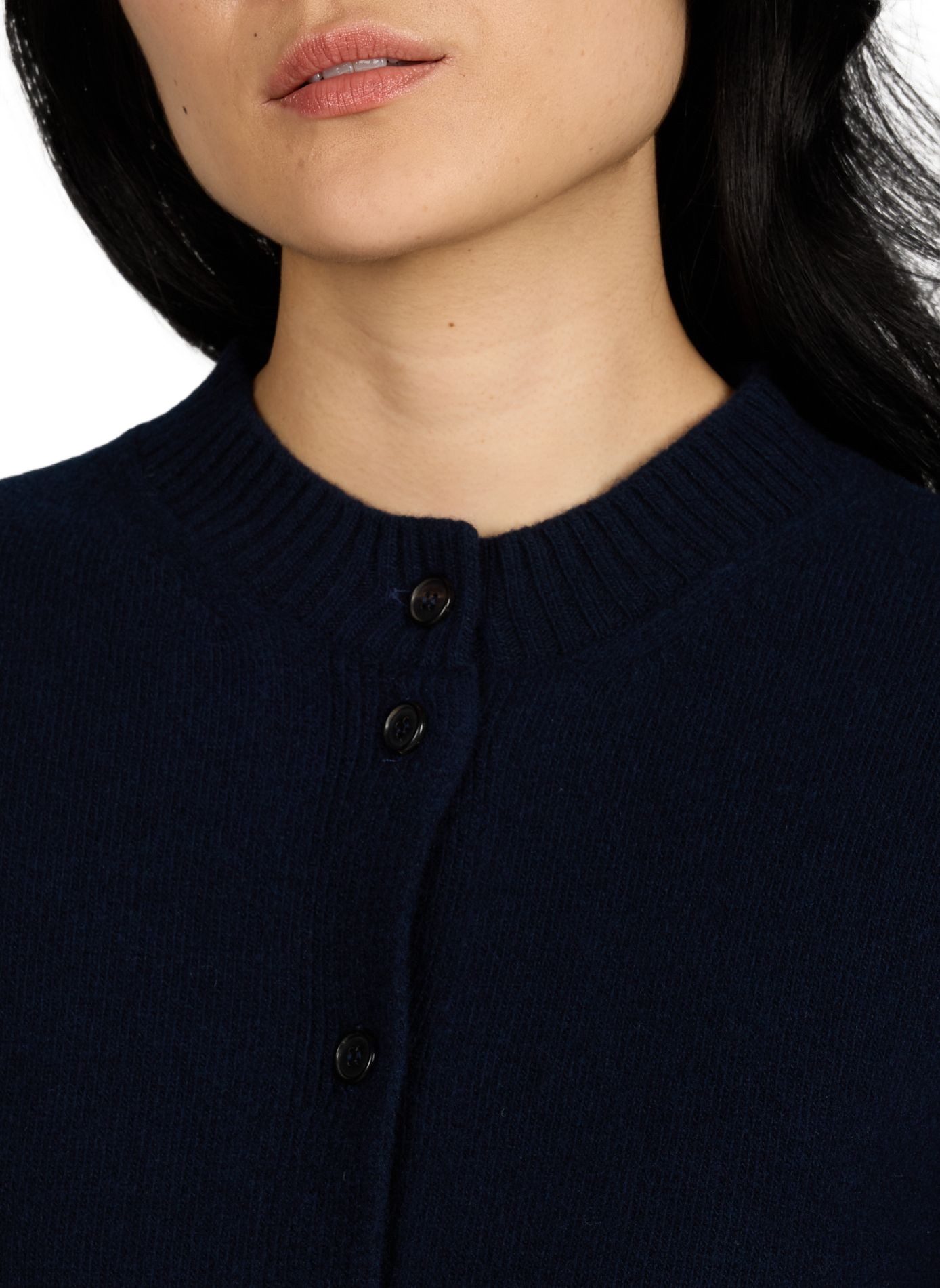 Wool cardigan ROHE FRAMES Blue