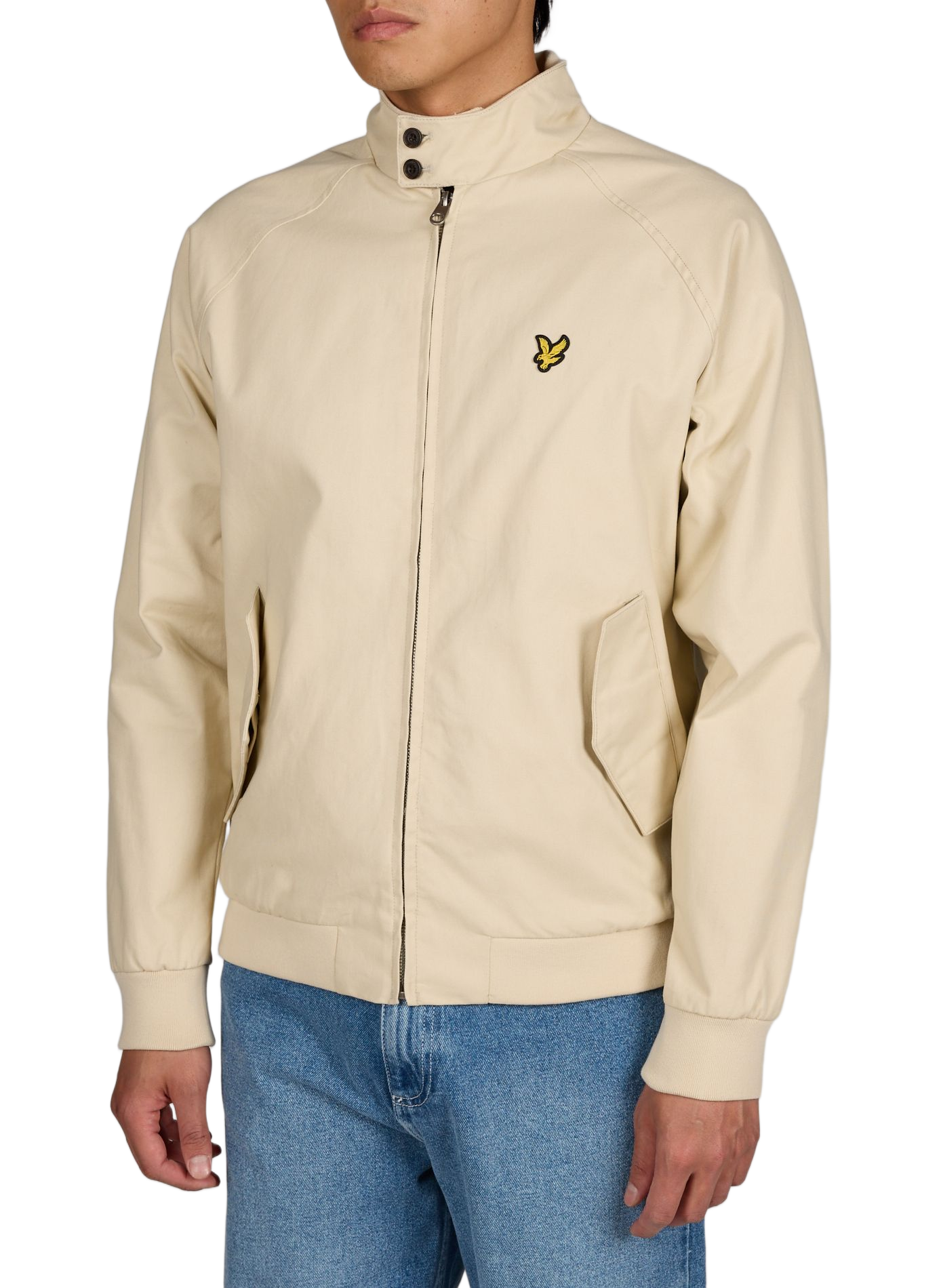 Veste à col montant en coton LYLE & SCOTT Beige