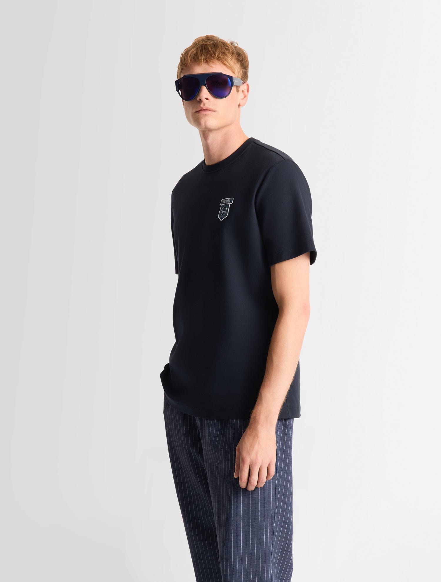 T-shirt tylo anim col rond coupe regular FUSALP Bleu