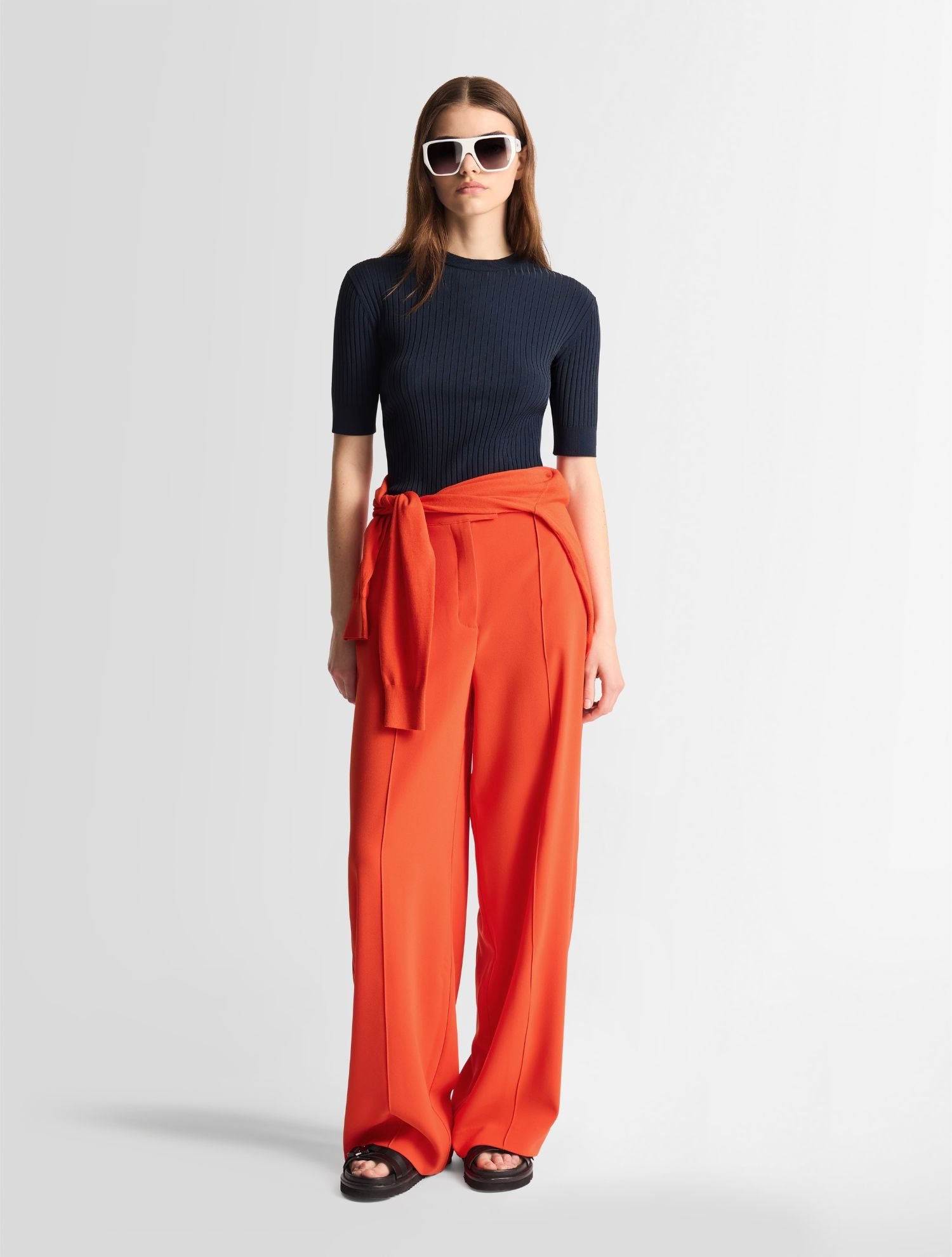Pantalon noaleri coupe ample FUSALP Orange