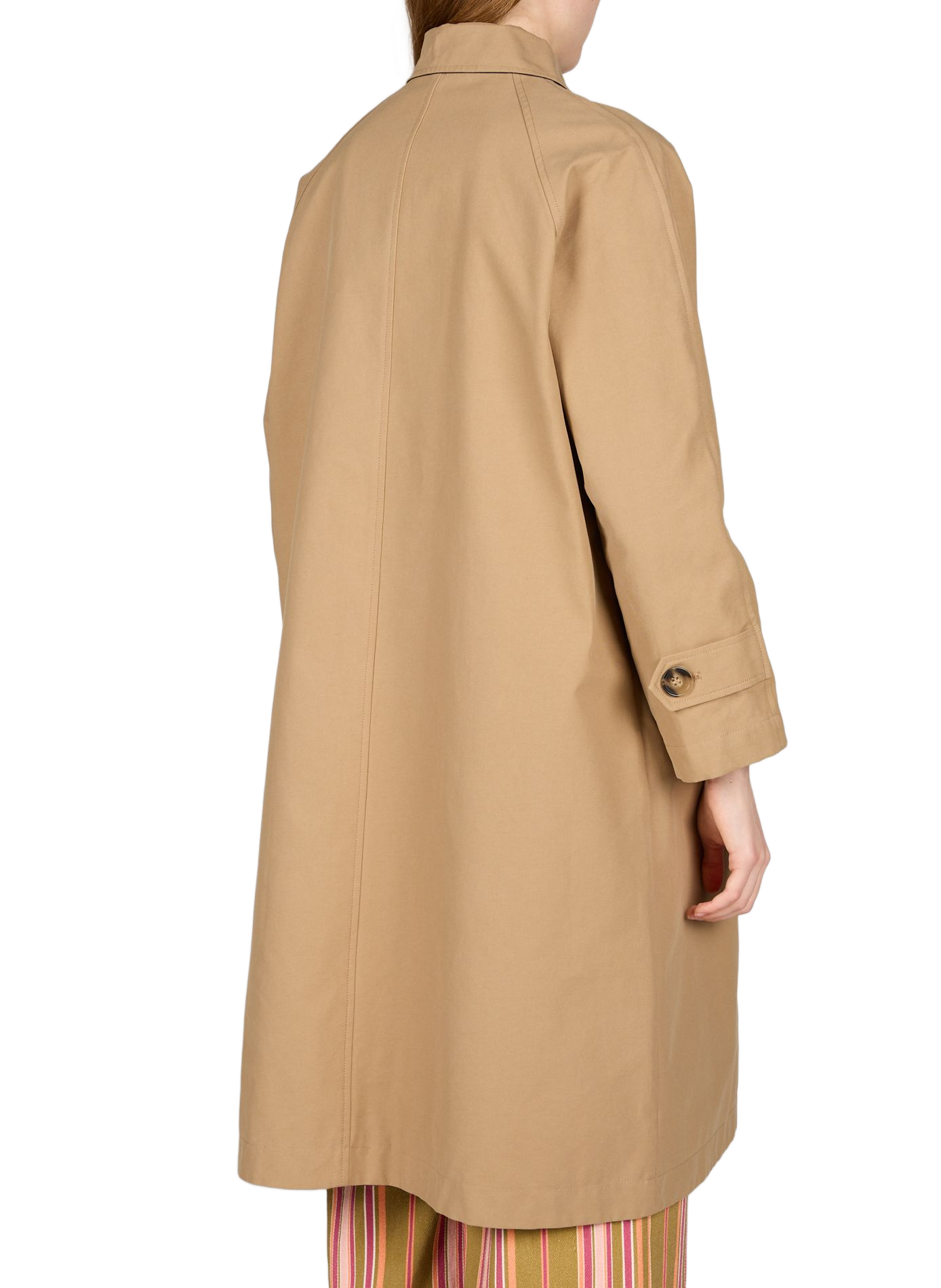 Reversible cotton blend coat by ENZO SUNCOO Brown
