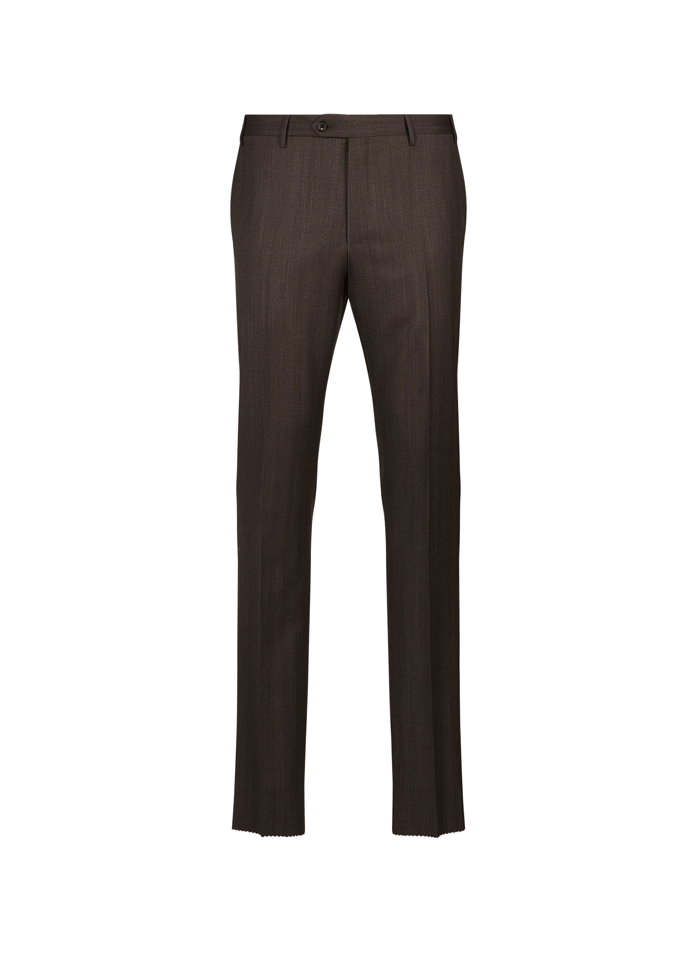 Costume 2 pièces en laine vierge CORNELIANI Marron