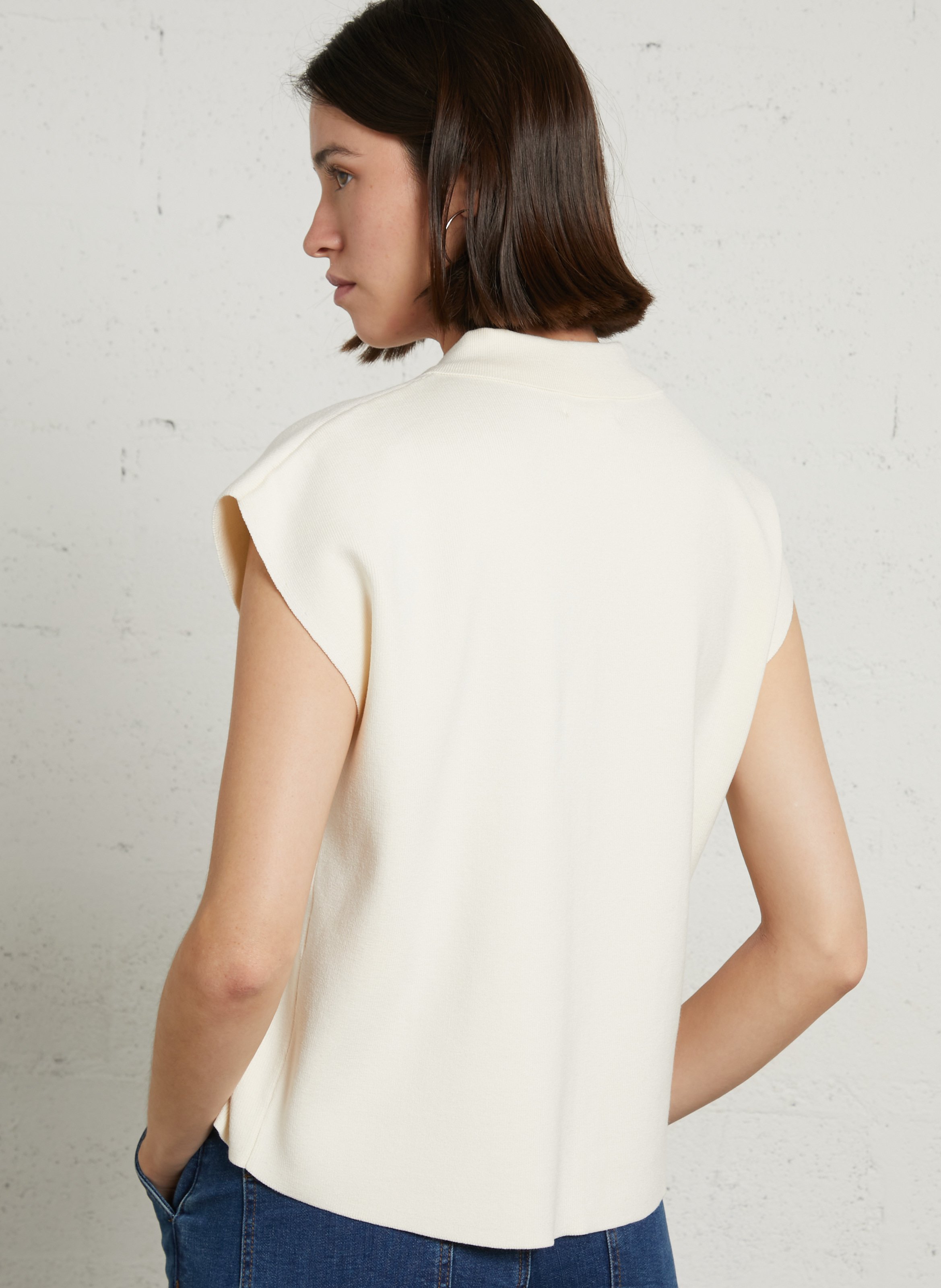 Maison 123 Maison 123 Pull sans manches uni aglae