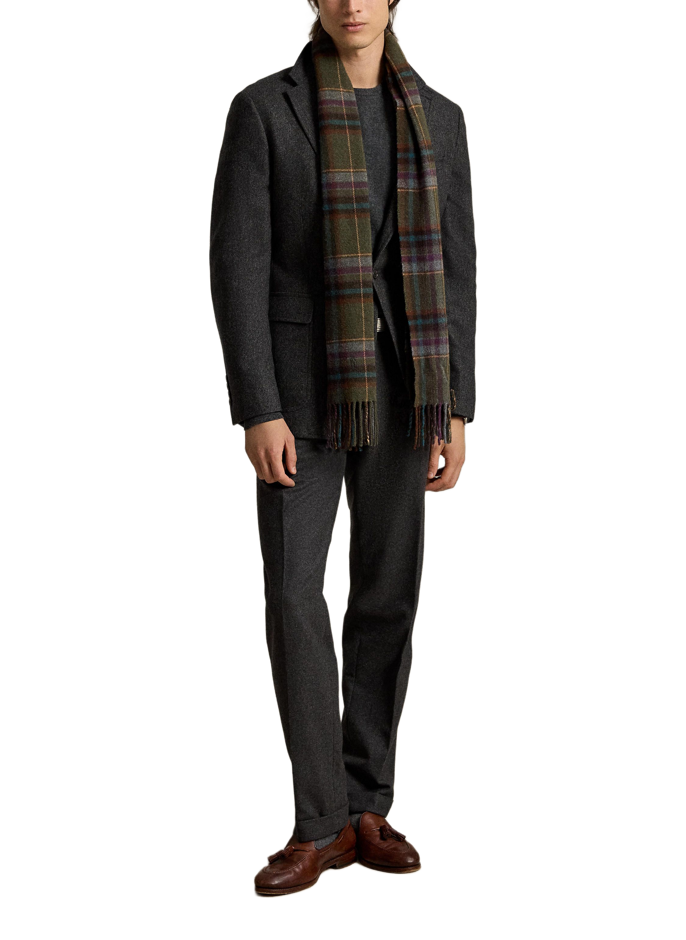 Blazer cintré en laine mélangé POLO RALPH LAUREN Beige