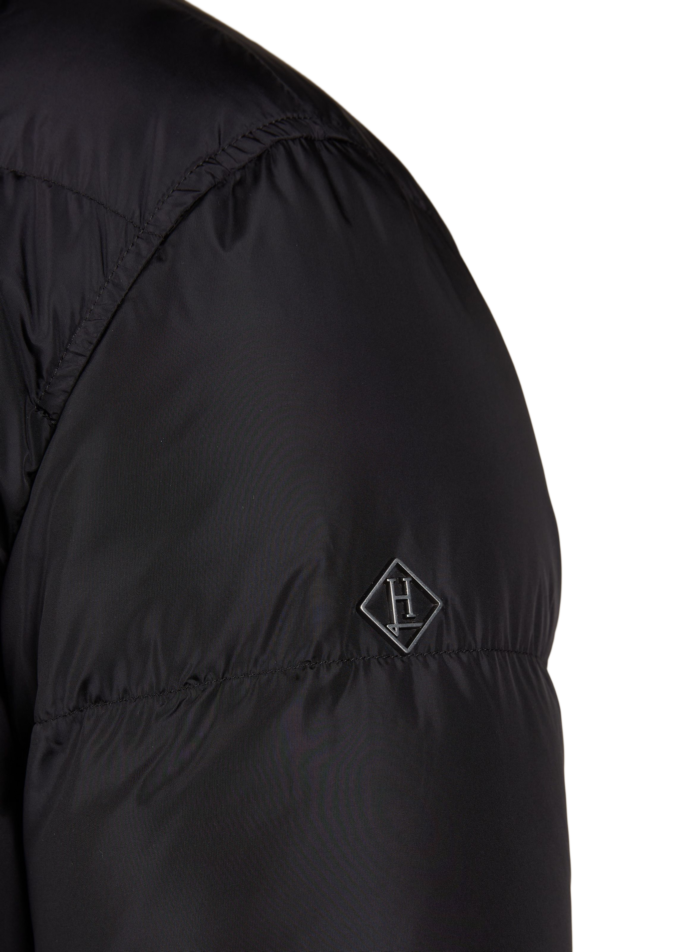 Weit geschnittene Steppjacke mit hohem Kragen HERNO Schwarz